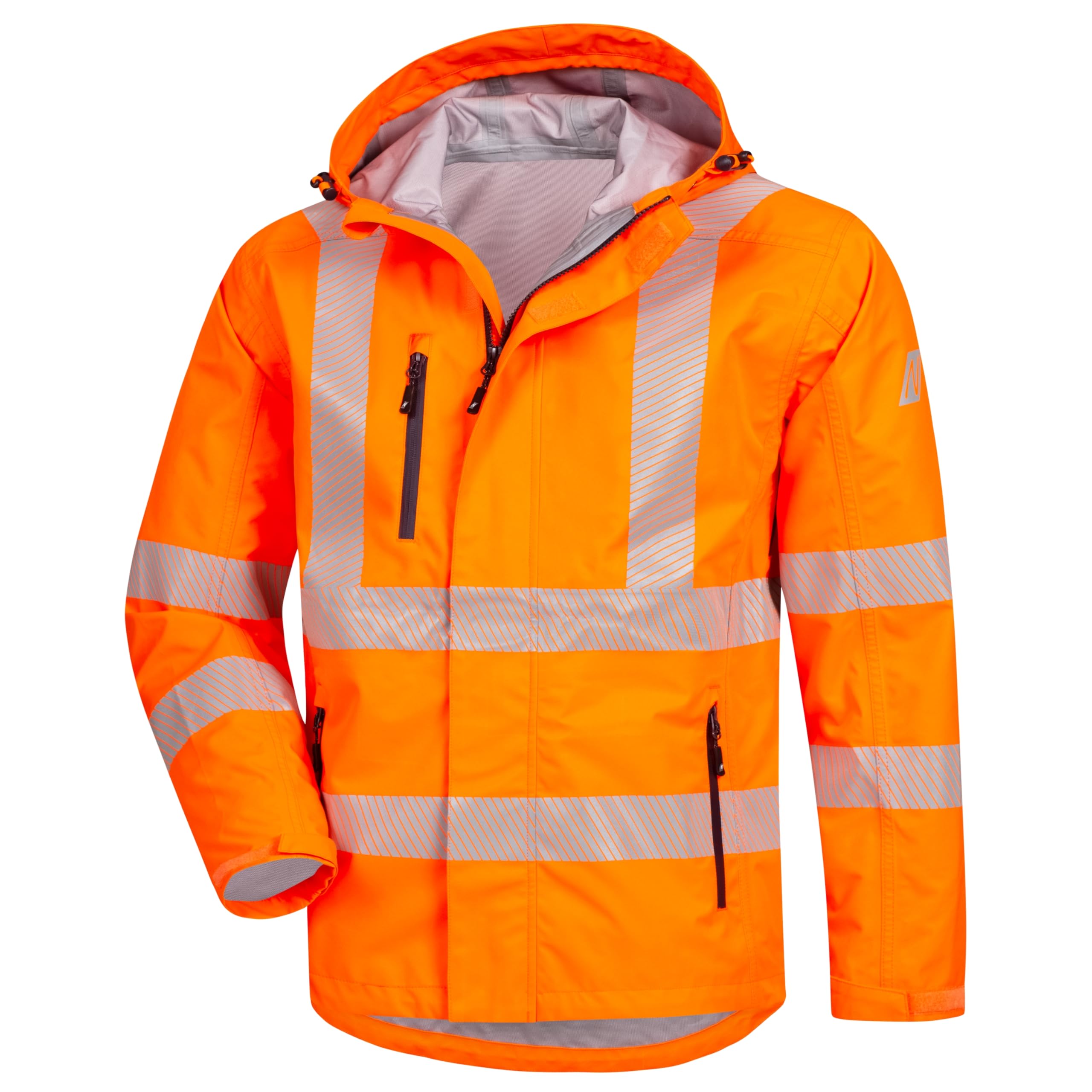 Nitras Kurtka przeciwdeszczowa MOTION TEX VIZ PLUS, pomarańczowa, rozmiar 3XL