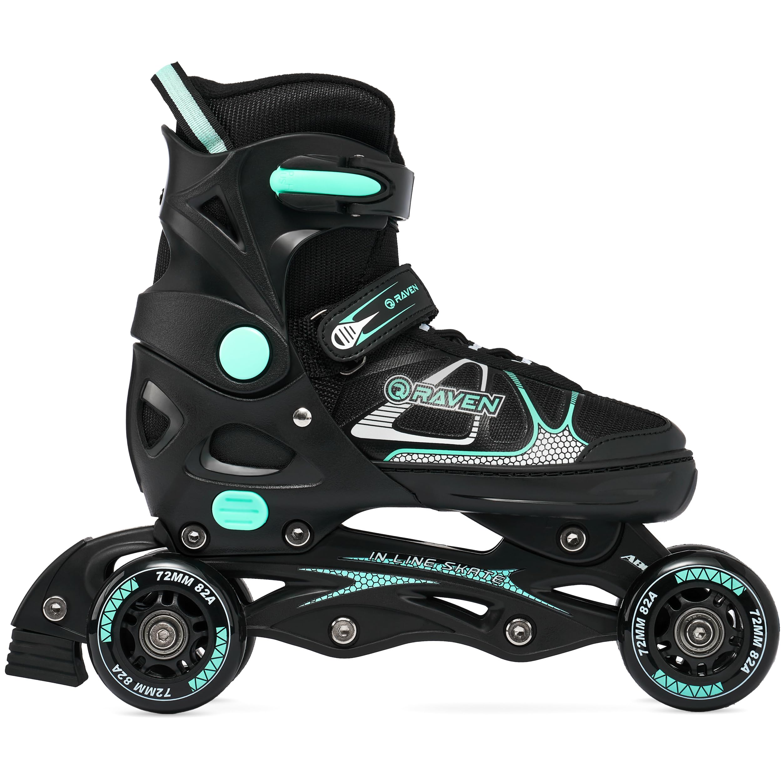 RAVEN Spirit - Roller en Ligne - Patin à Roulette - Triskate - Taille Ajustable - Adulte, Enfant