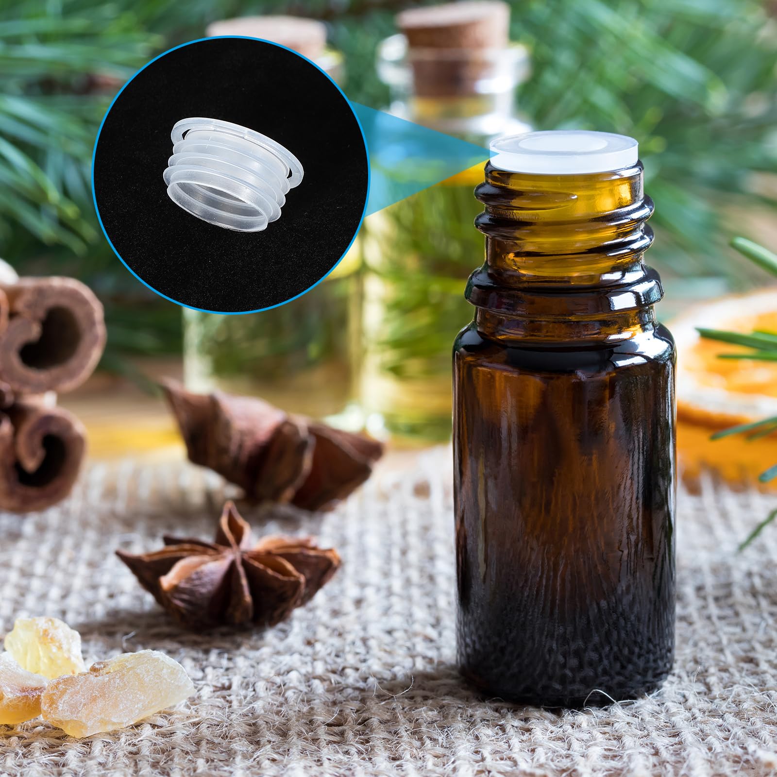 Bouchons Sel Poivre 18mm/0.71", 25 Pcs Bouchon Sel Pour Pots