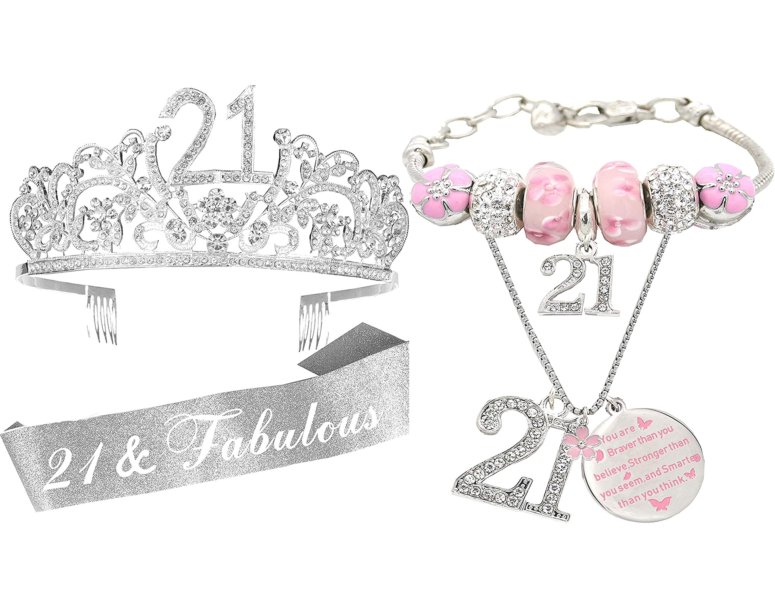 Buy 21st Birthday Gifts for Women, 21st Birthday Decorations for Women