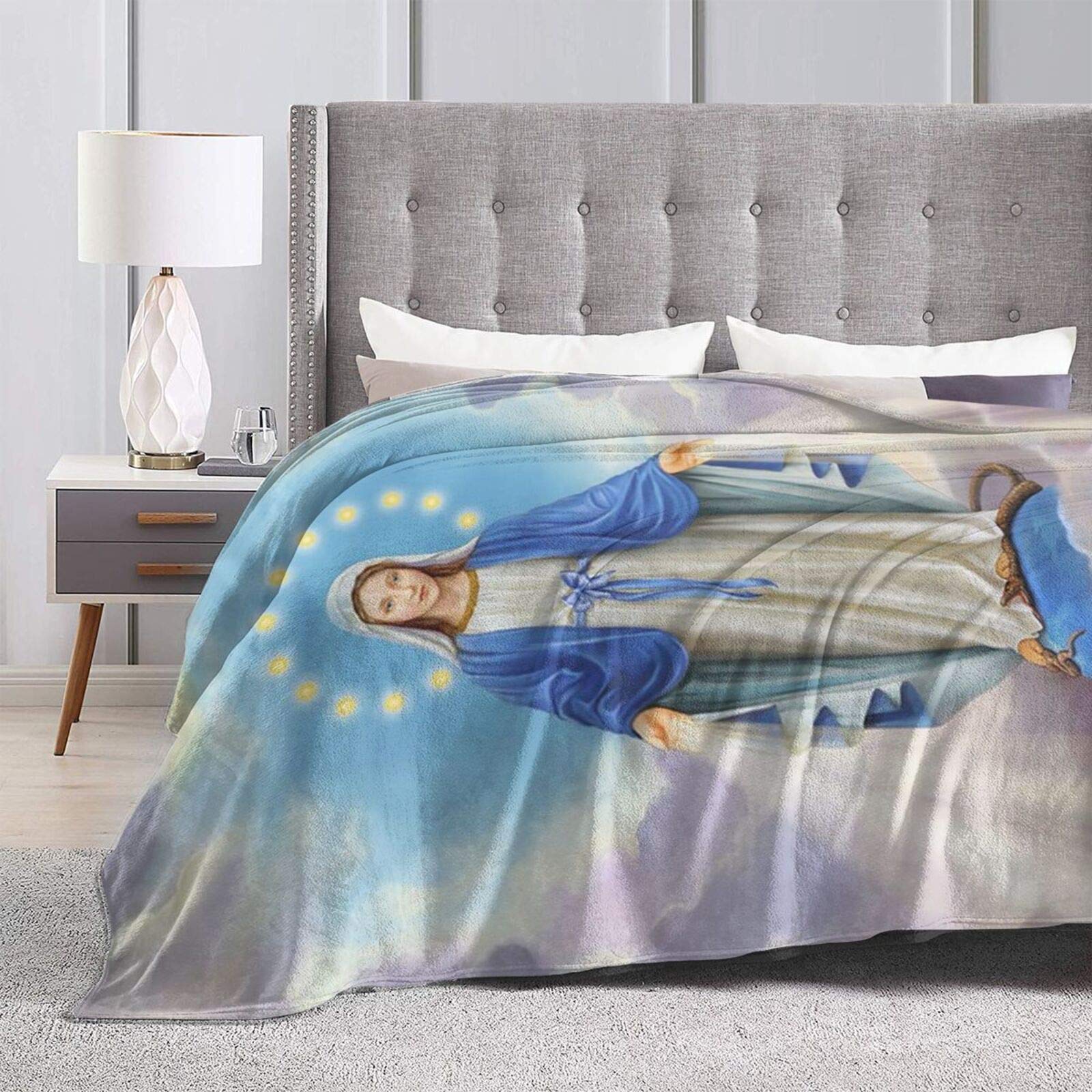 Amazon.com: Virgin Mother Mary Throw Blanket Ultra-Soft Micro