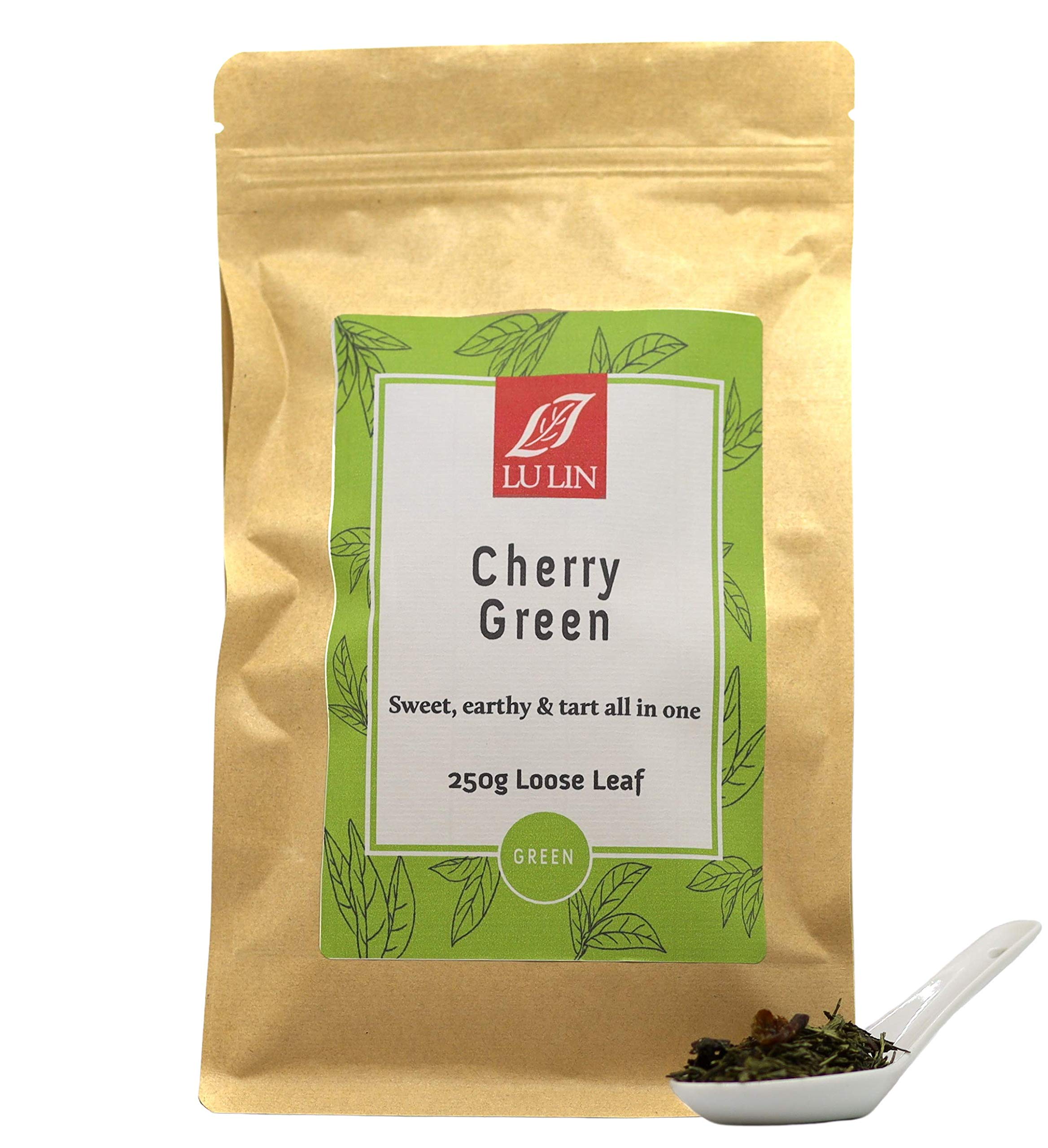LuLin Teas Cherry Green Loose Tea, 250 g