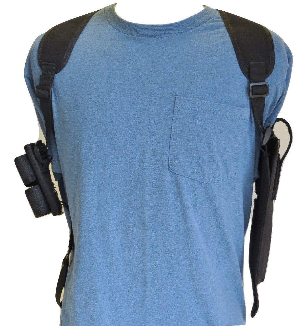 ガスガン ブラックリボルバーとホルスターとスピードローダー ガスガン ブラックリボルバーとホルスターとスピードローダー