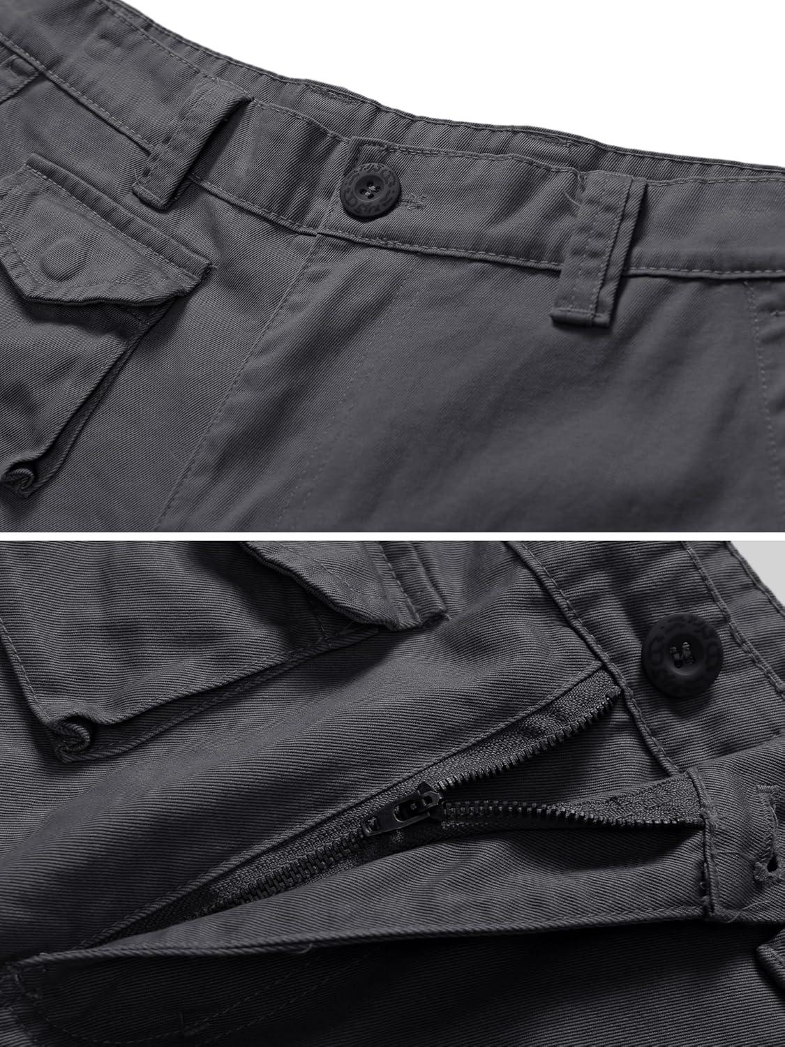 Cargo Shorts for Men Cotton Casual Wild Outdoor Work Shorts with Multi-Pockets - Image 3