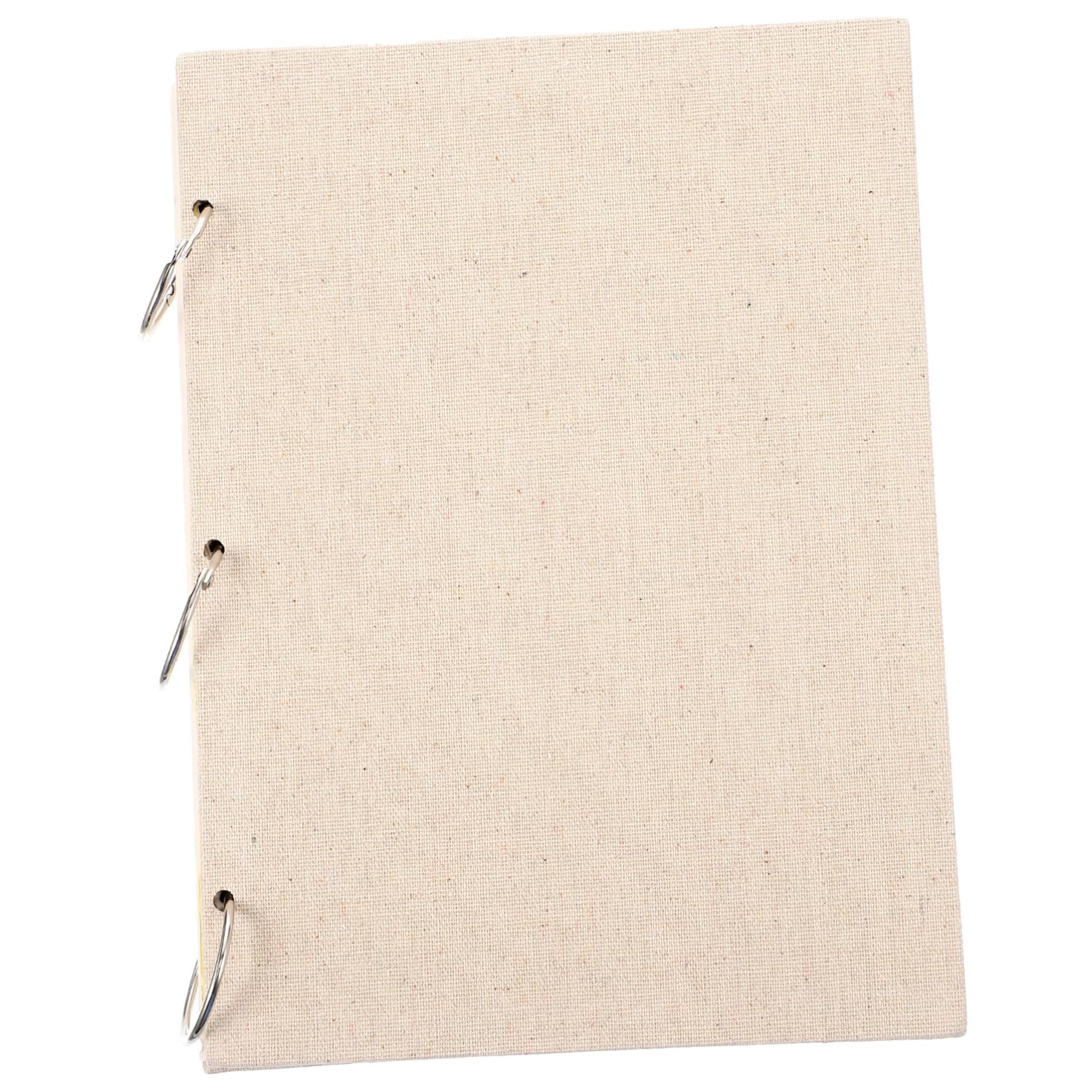 jojofuny 2 Pezzi Sketch Book con Staccabili Carta Spessa Copertina Lino Blocco per Disegno e Schizzi Artistici Adatto Penne Matite e Pastelli per Artisti e Principianti