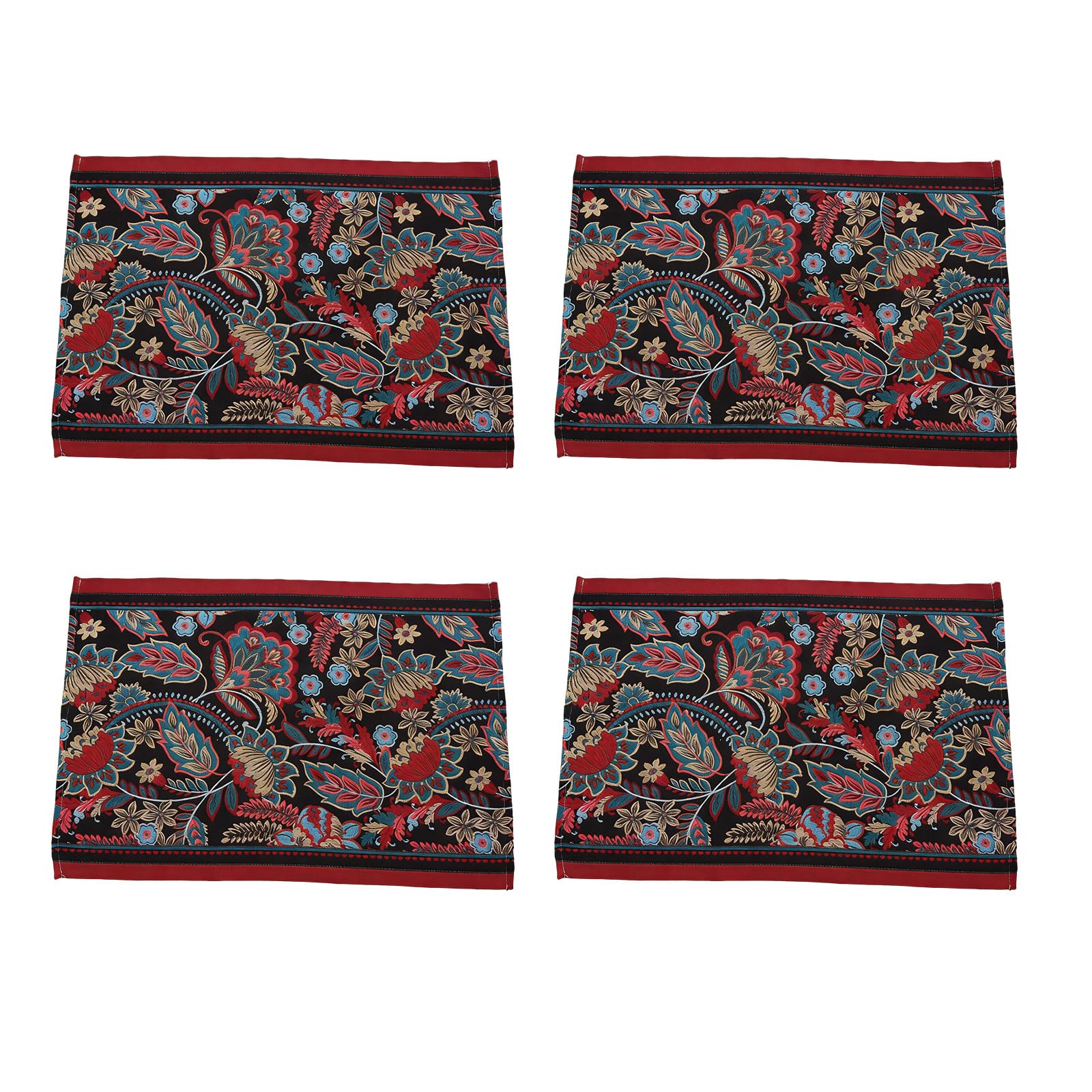 Elnwnnkc Easy Cleaning Placemat Designs European Styles Sturdy Polyester for Restaurant Dining Polyester Placemat