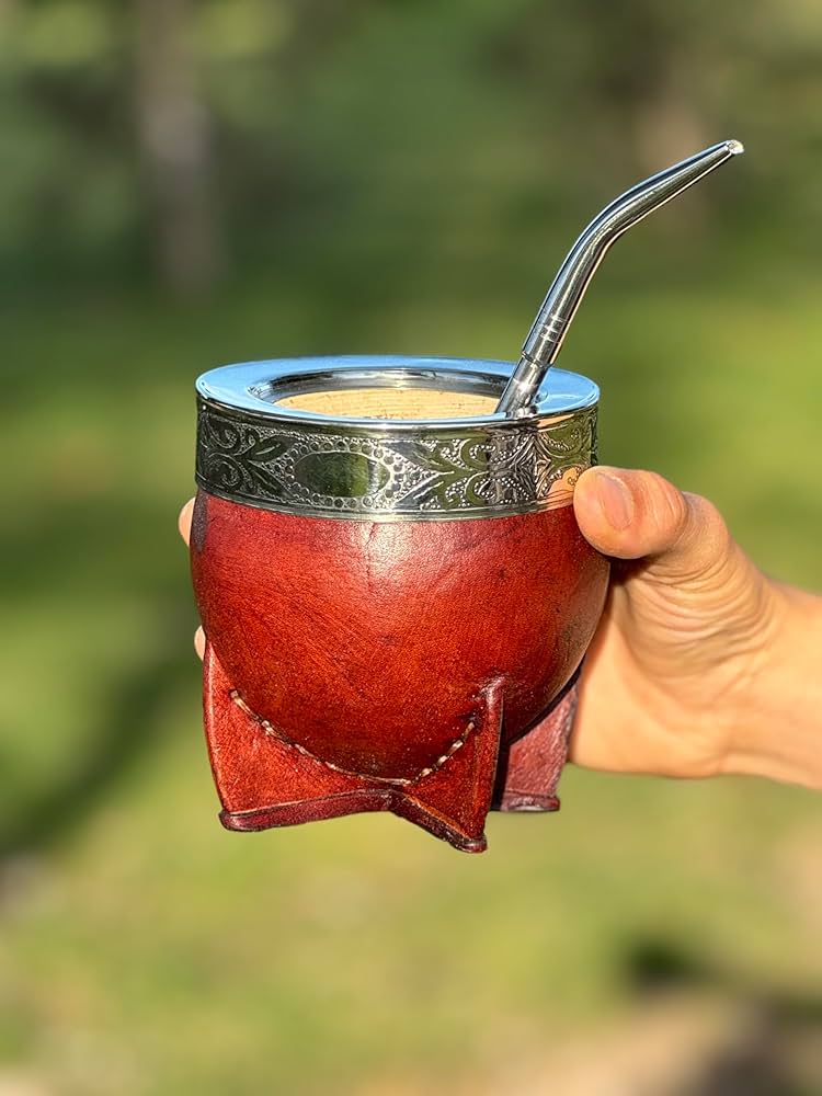 Amazon.com | Mate Imperial Argentino, With Straw Tea Gourd Mug One