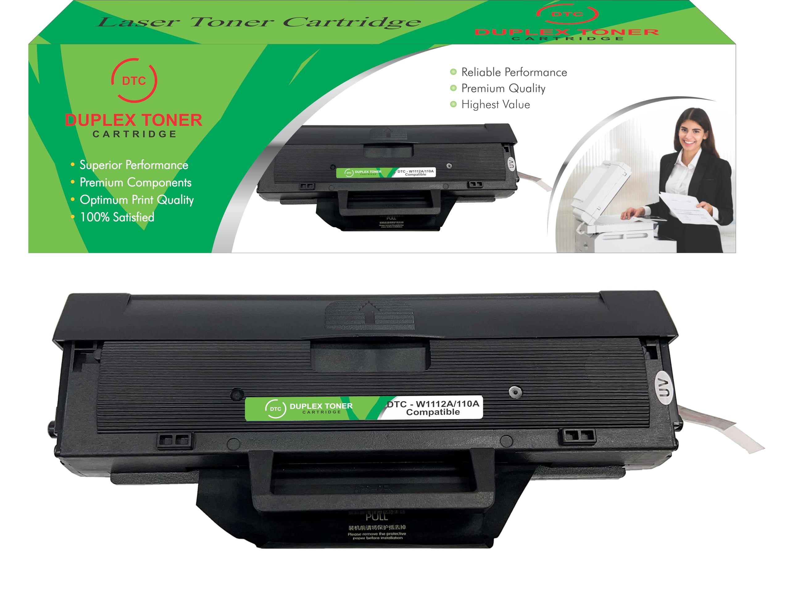 Duplex DTC 110A / W1112A Toner Cartridges with Chip Compatible with HP Laser 108, 108a, 108w, 136, 136a, 136w, 136nw, 138, 138pnw, 138fnw Printers (110A-1PCS) (B0D66M67QM) Amazon Price History, Amazon Price Tracker