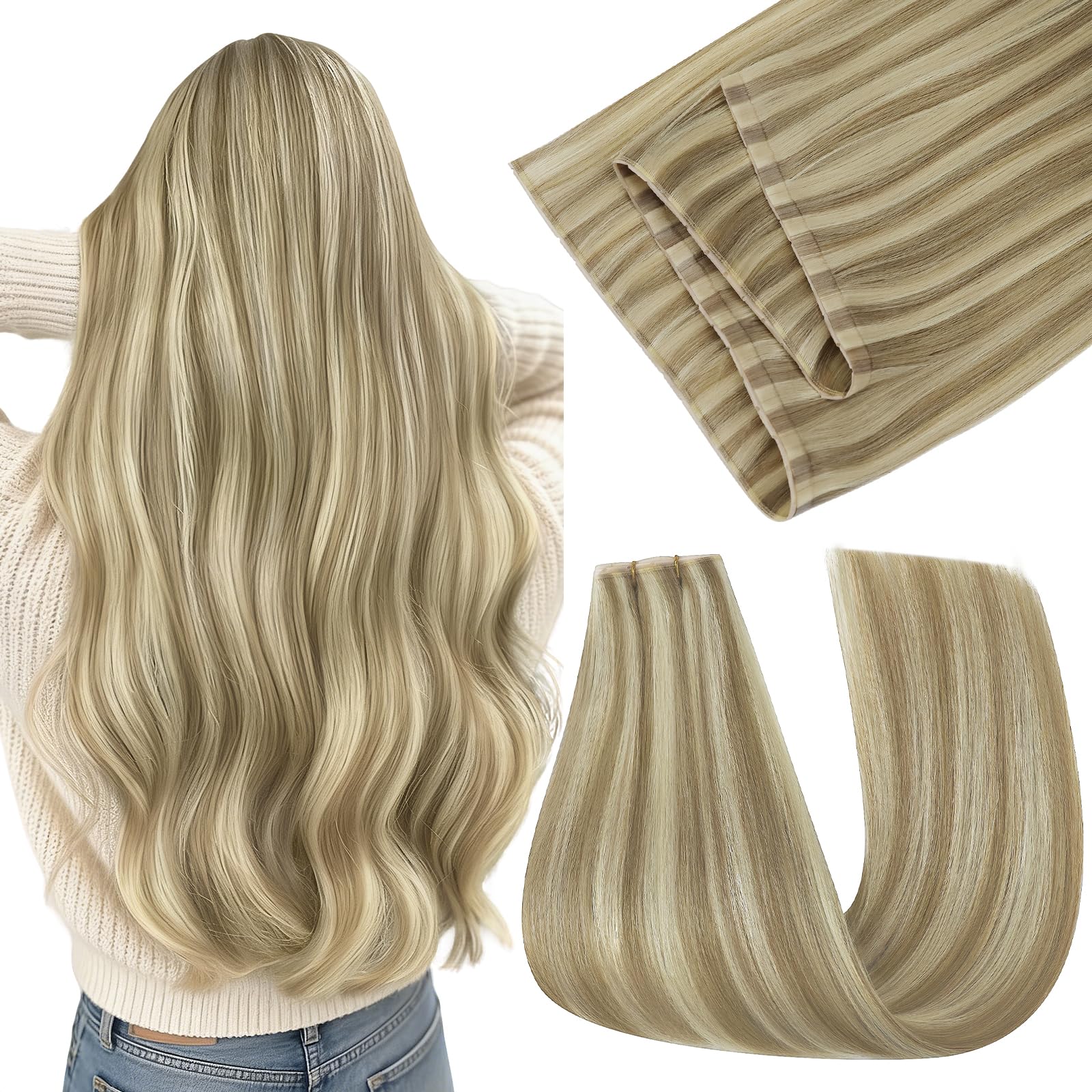 Easyouth Extension Echthaar Weiche Textur Extensions Remy Haar