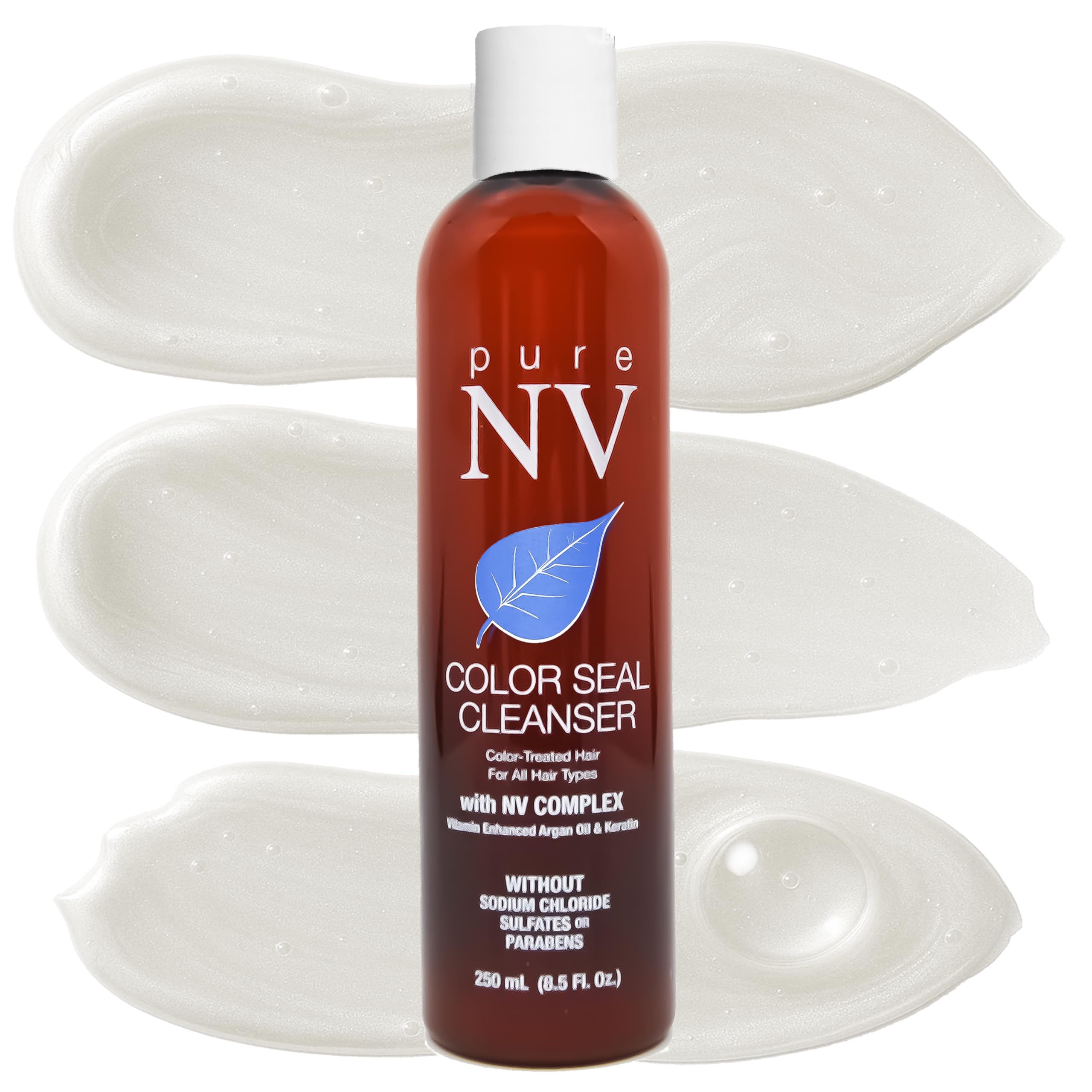 Pure NV Color Seal Cleanser – Sulfate-Free Color Protecting Shampoo with Marine Botanical Therapy – Gently Cleanses, Seals & Preserves Vibrancy – Safe