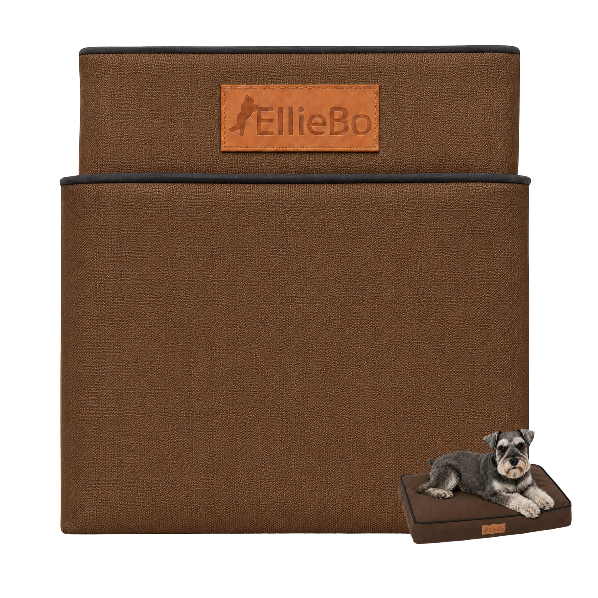 Ellie-Bo Dog Bed Cover for 30-inch Dog Cage/Crate - Brown Water Resistant