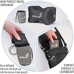 Circa Air Oreiller gonflable de genou pour les sleeps latéraux, Oreil de genou de voyage entre les jambes pour dormir, Orthopédie Sciatica Pain Relief Oreillon, Orée de jambe pour les articulations de hanche et le soutien du sommeil