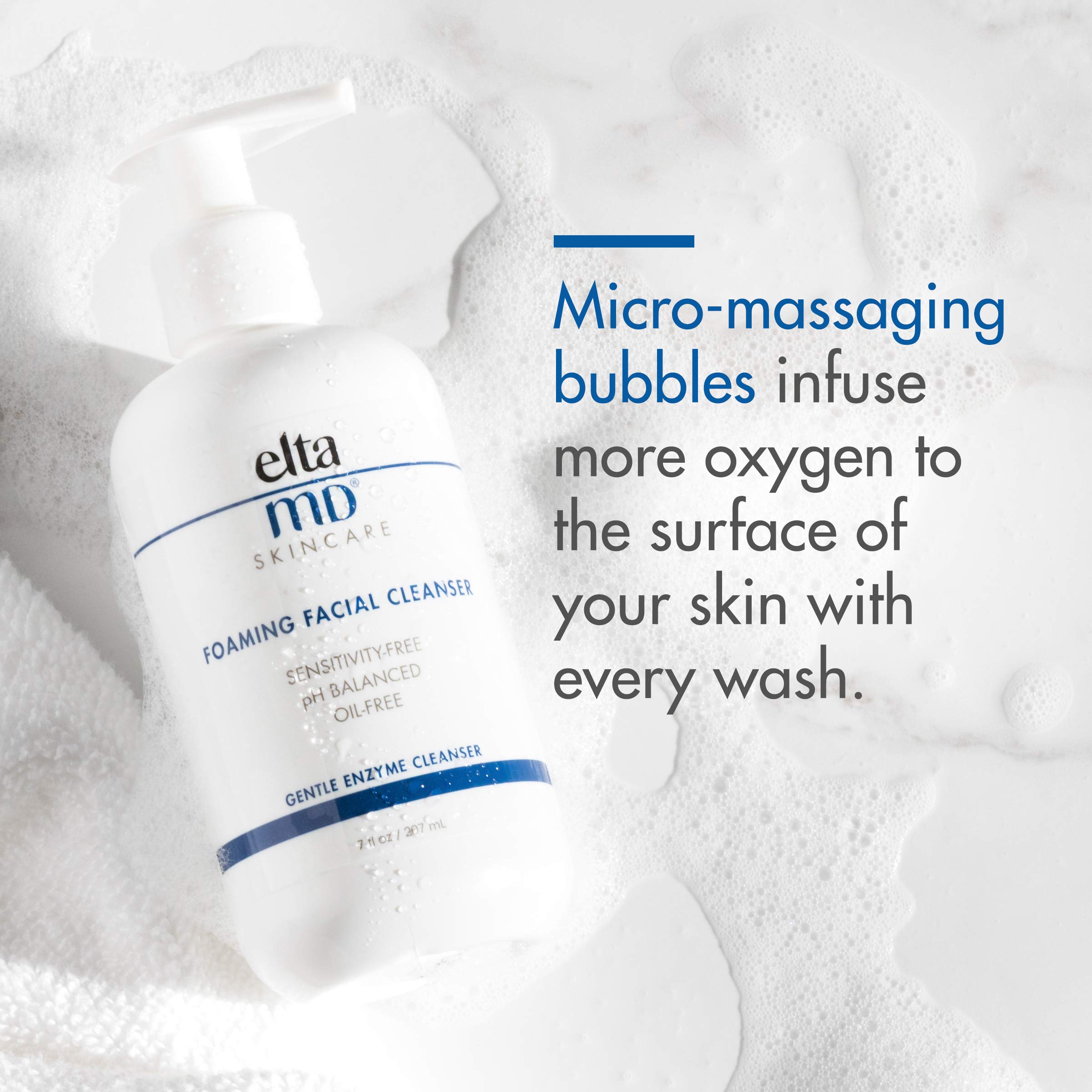 EltaMD Foaming Facial Cleanser, Gentle, Oilfree, Sensitivityfree