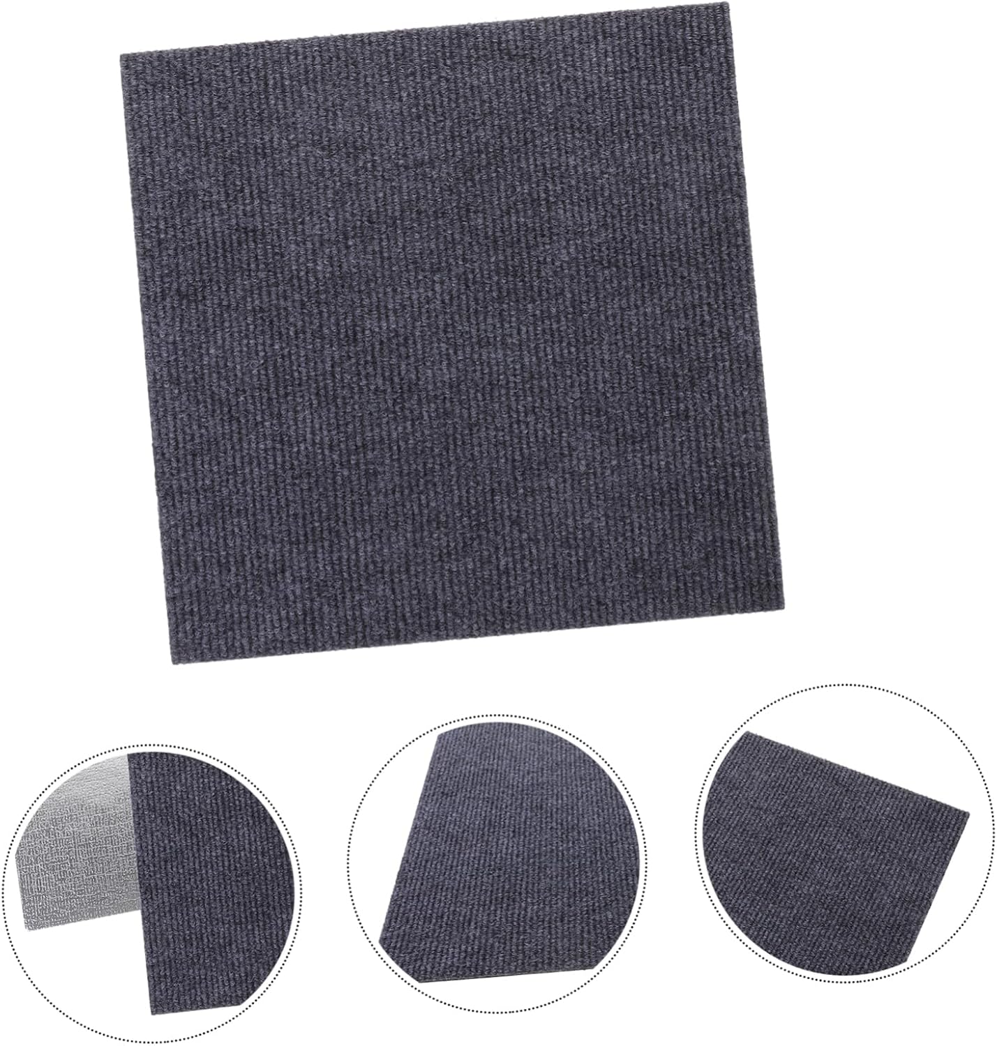 10pcs Self-Adhesive Floor Tile Mats Removable Non- Decorative Carpet Tiles for Easy Installation and Enhanced Home Decor