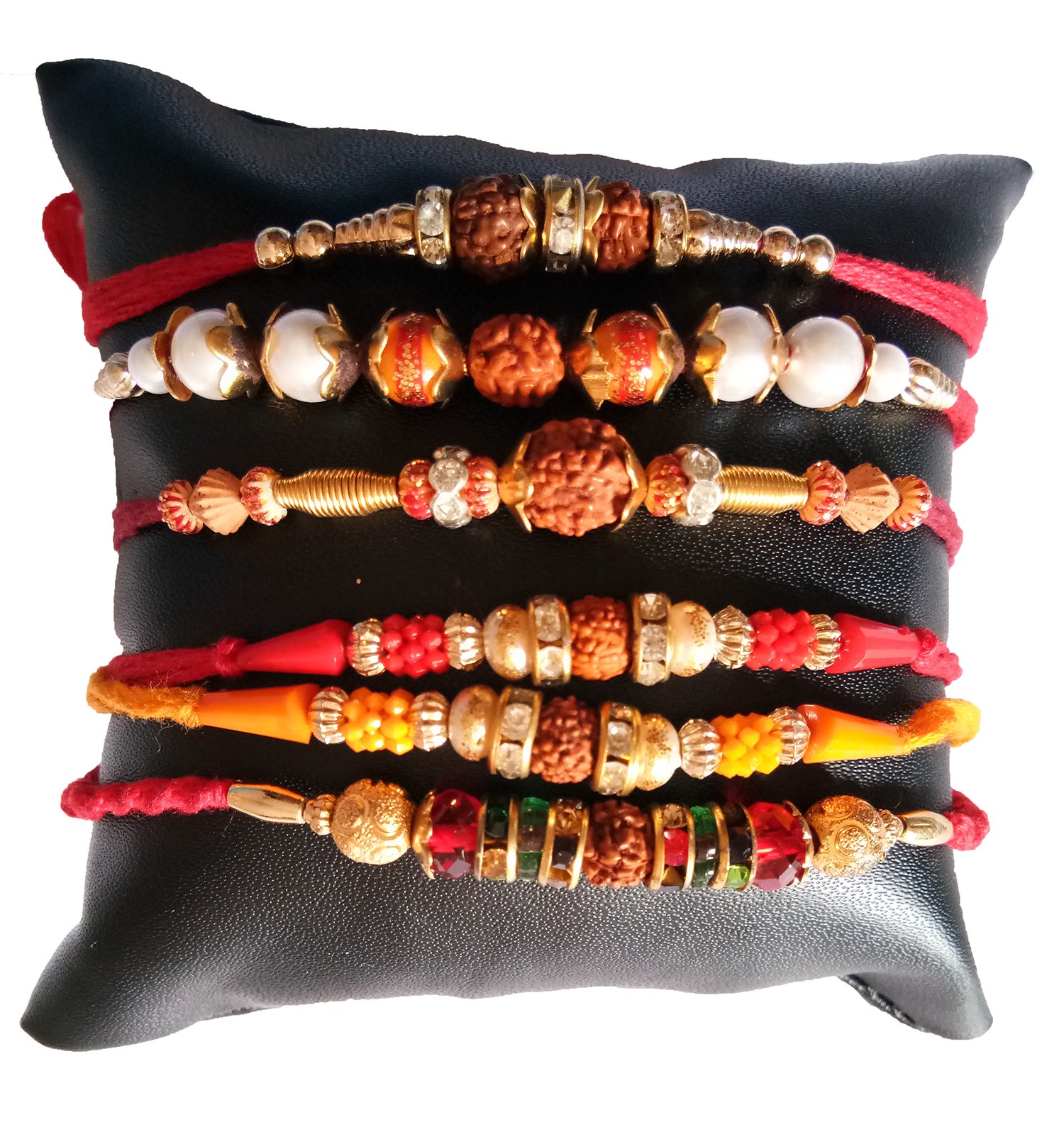 DMS RETAIL Multicolour Rudraksh Rakhi with Roli Chawal for Brother - Set of 12 (B07FXR2Q46) Amazon Price History, Amazon Price Tracker