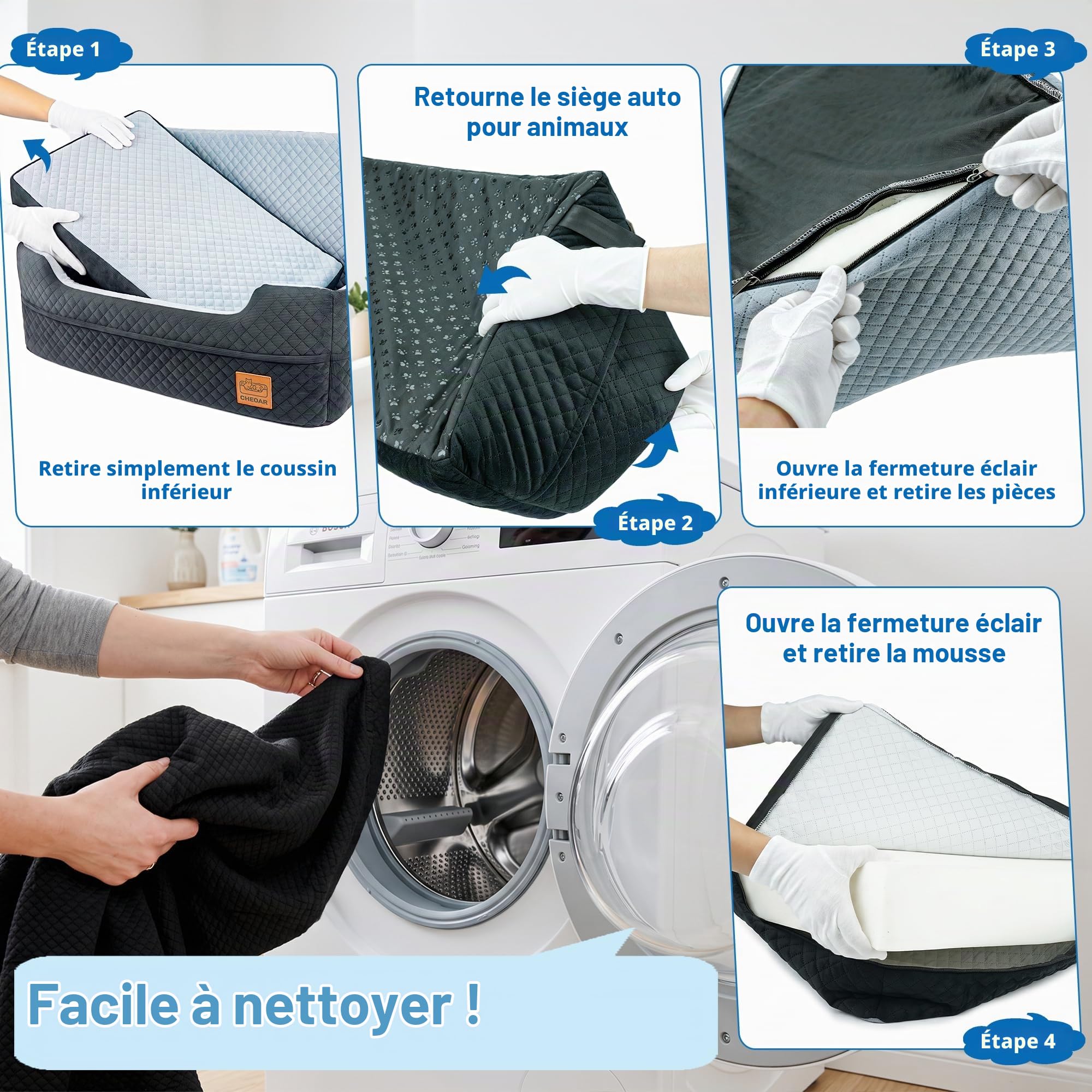 Siège de Voiture pour Chien de Grande Taille