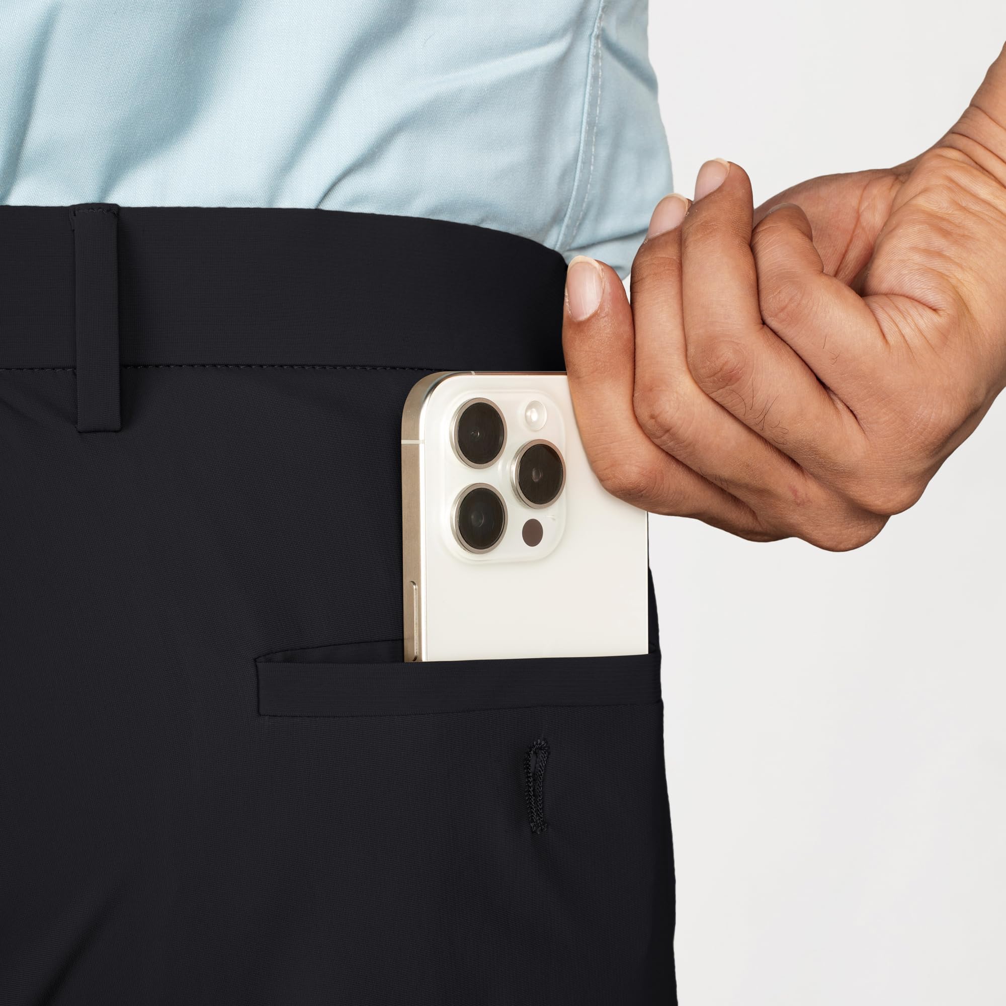 PJ PAUL JONES Pantalon de travail décontracté à taille élastique pour homme