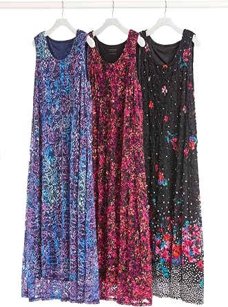 Catherines Women's Plus Size Printed Lace Dress