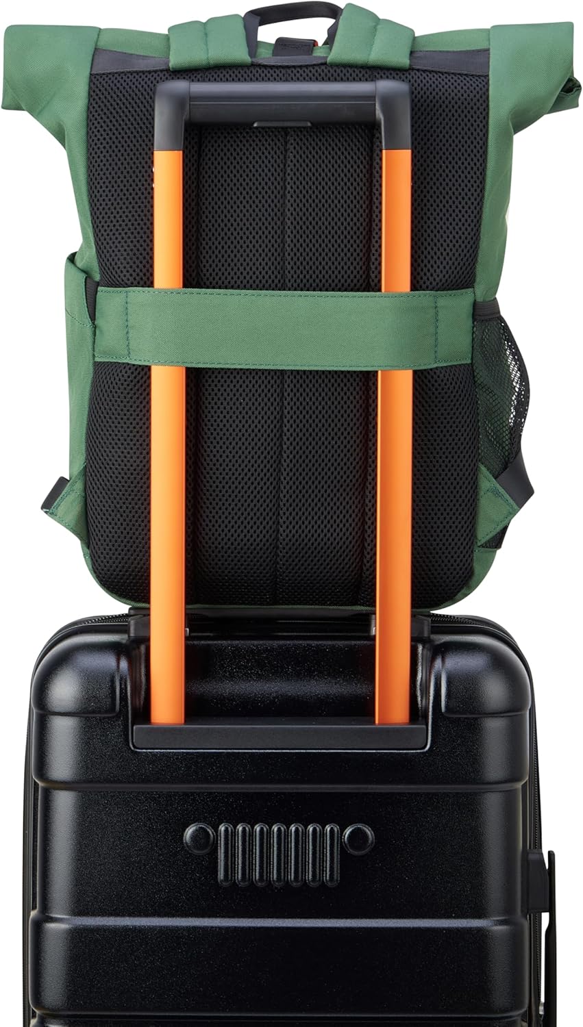 DELSEY PARIS JS016D ROLLTOP BACKPACK, green, L
