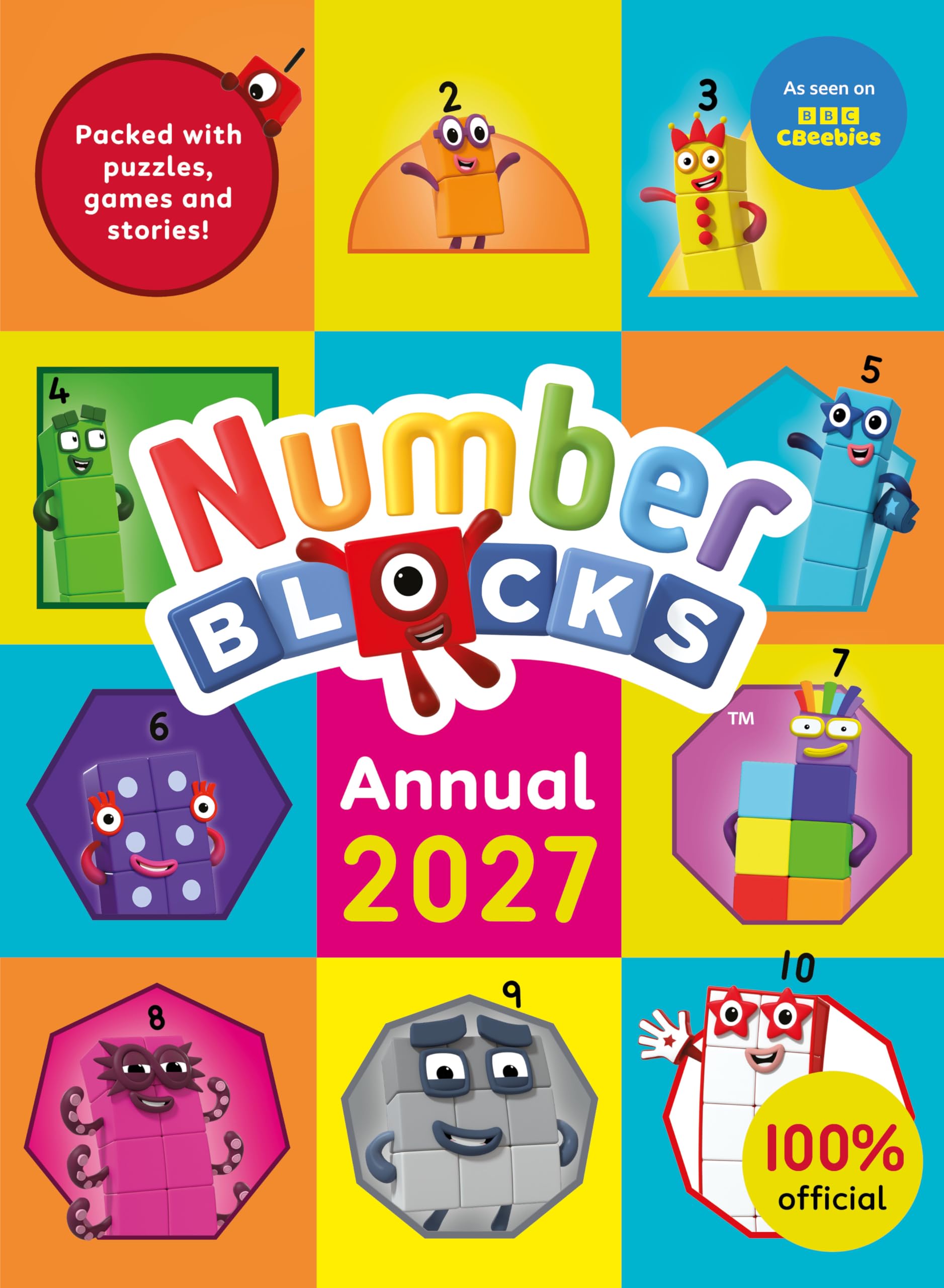 Numberblocks Annual 2027 (Perfect for Fans of the TV Series! Perfect for Ages 3+, Filled with Games, Stories and Puzzles)