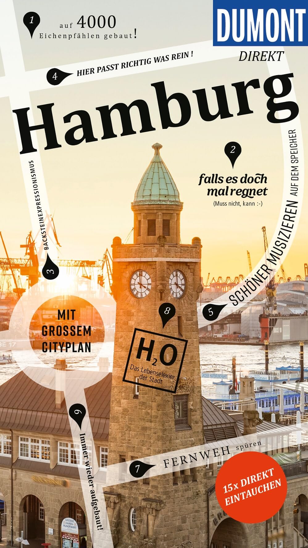DUMONT direkt Reiseführer Hamburg: Mit großem Cityplan