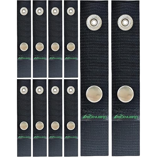Boat Cover Snap Extender - Durable Nylon Snap Extender for Boat Straps Hood Cover Canvas Shrinkage 10PCS - 3"