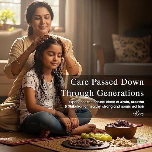 Miniatura 5 de KVAAS 3 en 1 Amla - Shikakai - Areetha Powder 3.53 oz de mezcla natural y pura para el cuidado del cabello