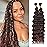 Curly Crochet Hair GoGo Curl Crochet hair for Women Deep Wave Braiding hair,Synthetic Bohemian Crochet Braid Water Wave Crochet hair Extensions (1B/33, 14inch)