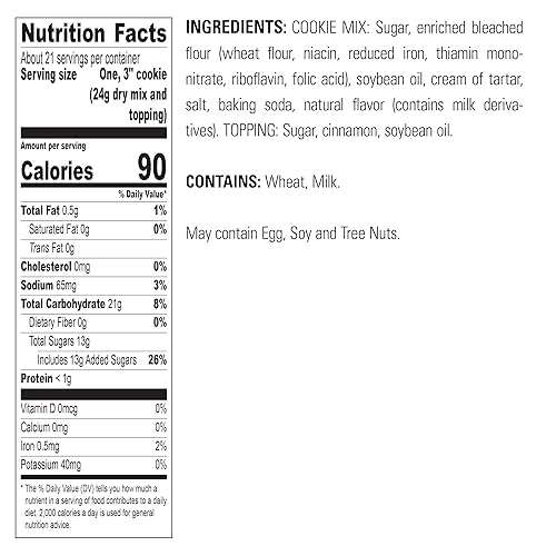 Miniatura 2 de Krusteaz Snickerdoodle - Mezcla de galletas, incluye bolsa de azúcar y canela, cajas de 17.5 onzas (paquete de 12)