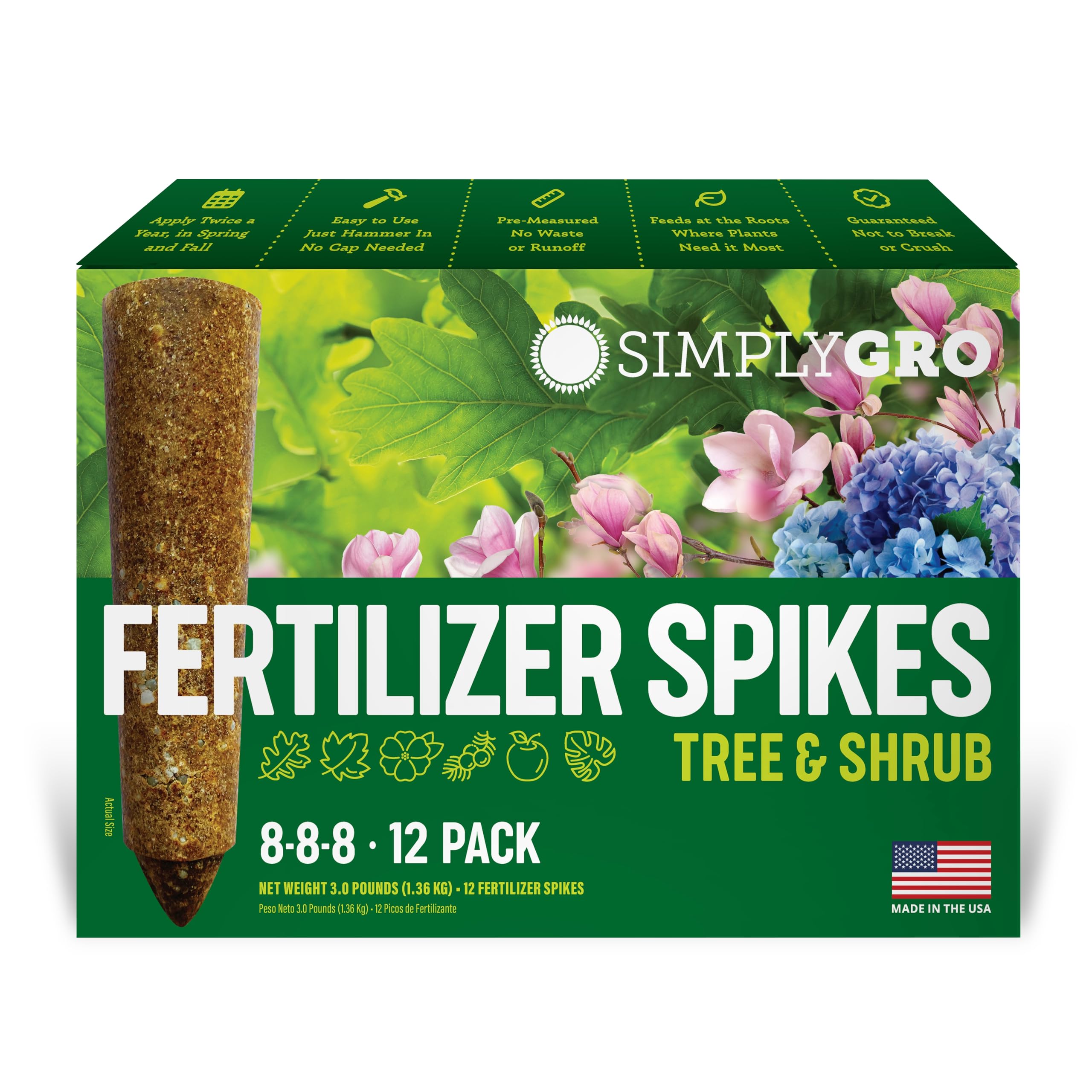 Tree & Shrub Fertilizer Spikes 12-Pack