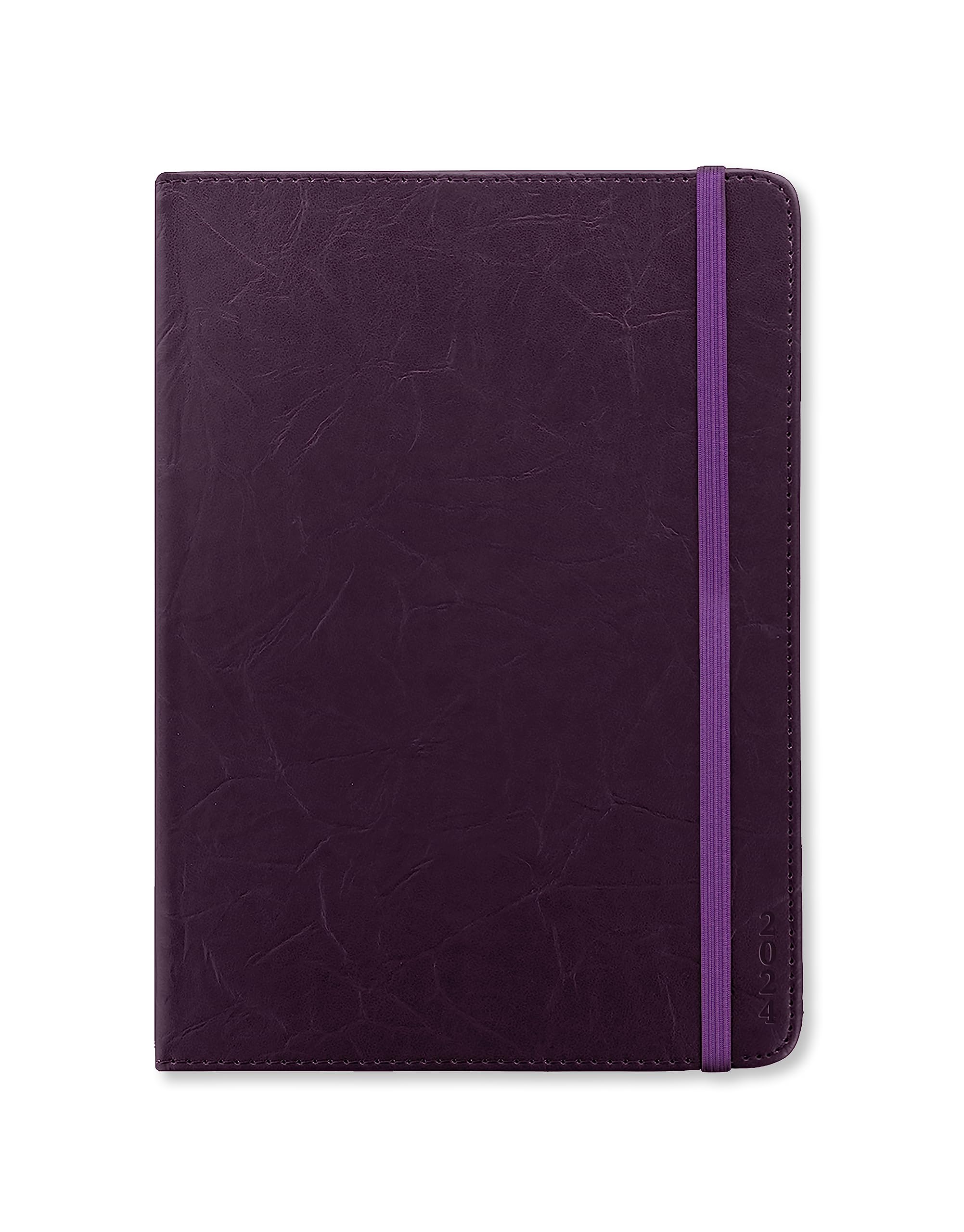 Letts Sovereign A5 week to view 2024 diary - purple