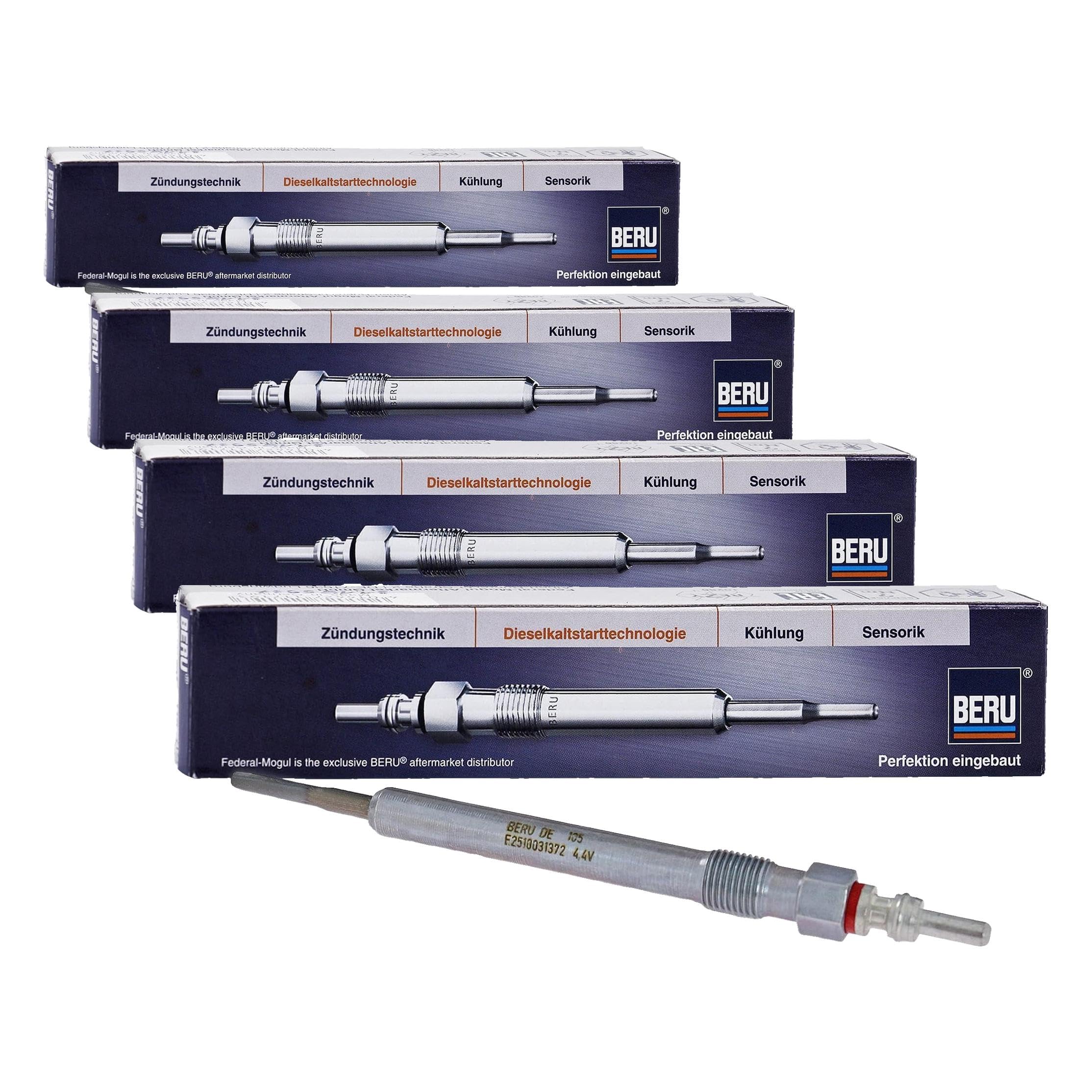 Beru Ge133 Bougie de préchauffage, Paquet de 4