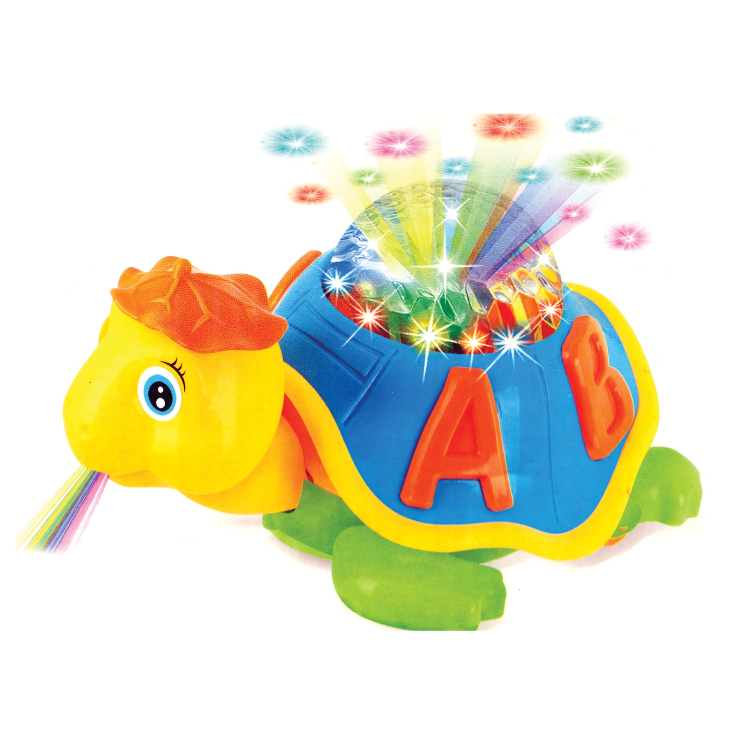 K. V. Toys 3D Tortoise Toy | Dancing, Lighting and Flashing Features | Battery Operated with Music and Projections | Best Gift for Kids for 3+ Years (B0D8Q3L641) Amazon Price History, Amazon Price Tracker
