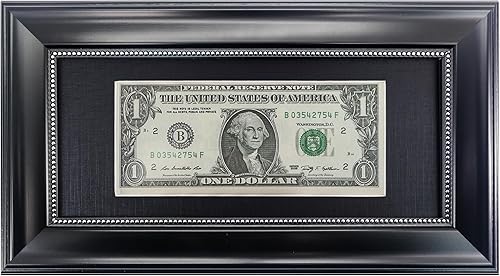 GMFrames Marco de billetes de dĂłlar negro con paspartĂş negro o pantalla de 4 x 9 pulgadas sin paspartĂş, cristal real GMFrames Marco de billetes de dĂłlar negro con paspartĂş negro o pantalla de 4 x 9 pulgadas sin paspartĂş, cristal real