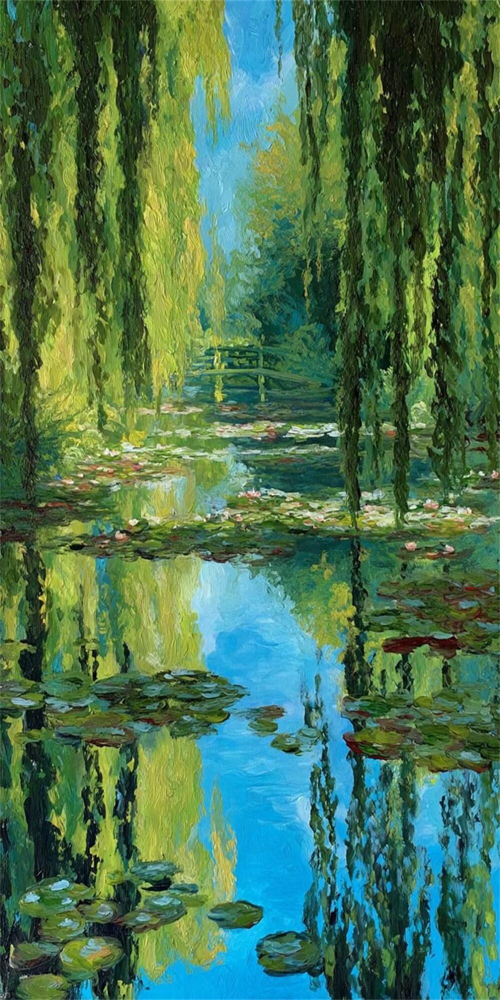 Diament Malowanie Monet, DIY Diamentowe Malowanie Dorośli 60x120cm N5w-827