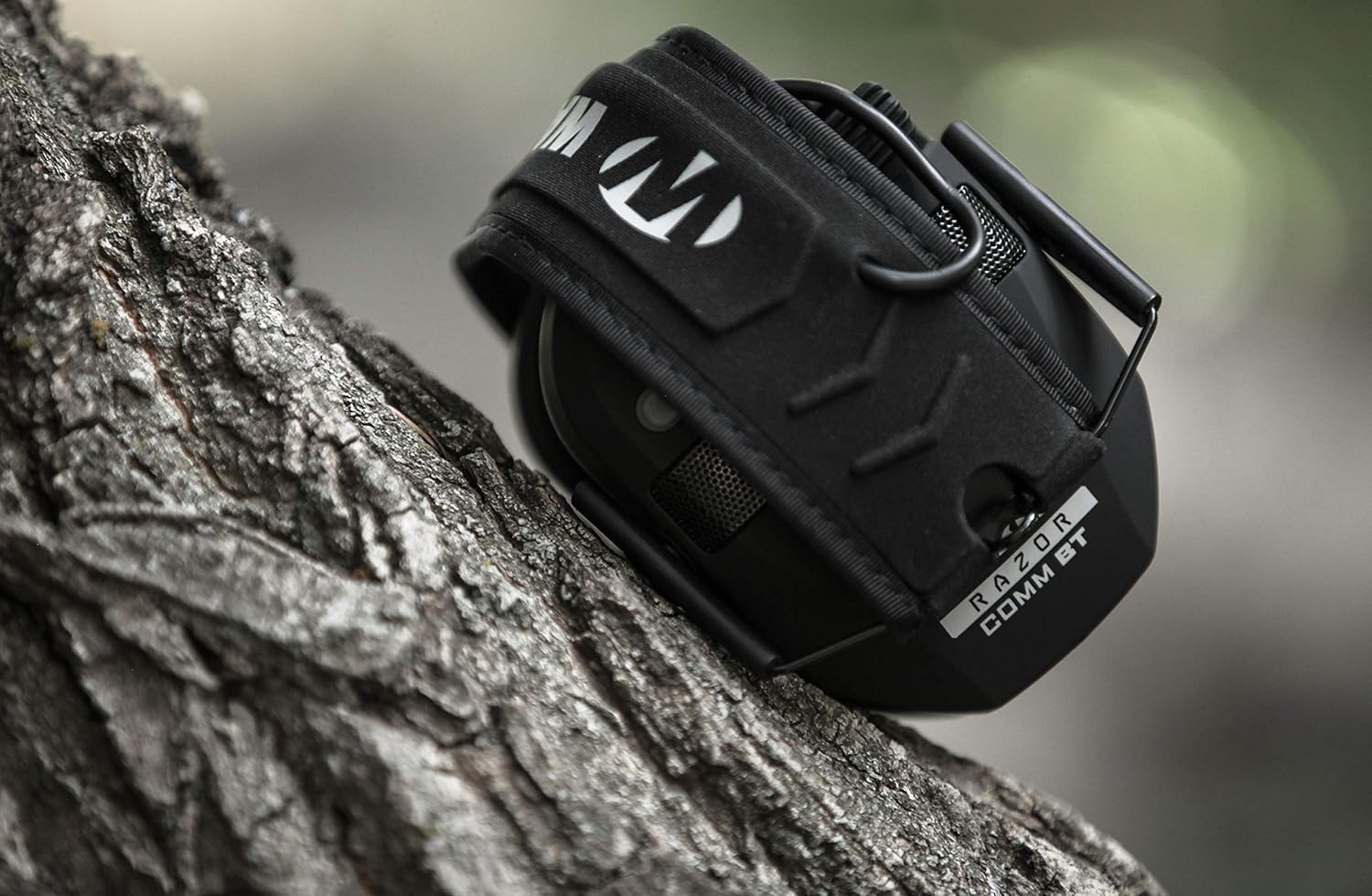 Walker's Razor Slim Electronic Quad Muff (Black) with Hearing Protection Case