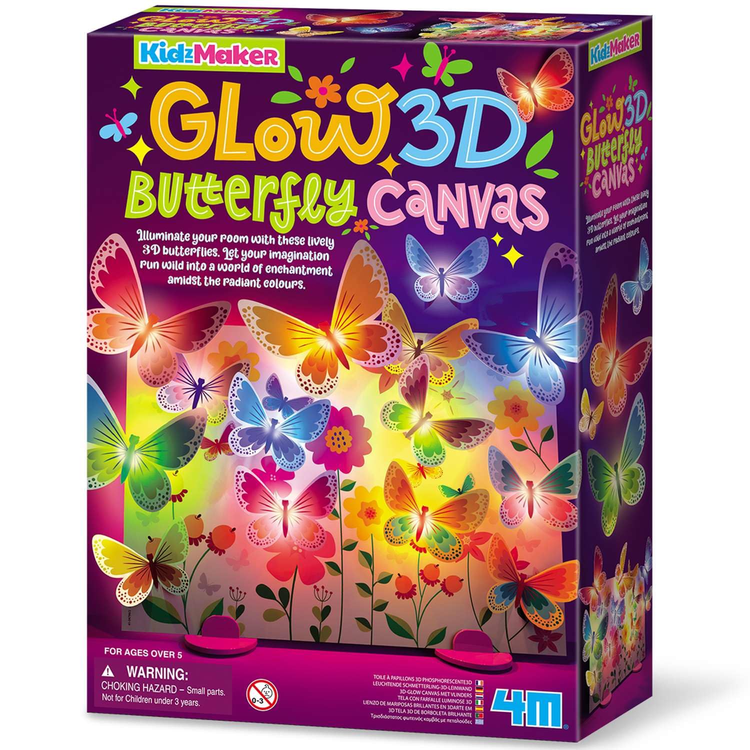 Kidzmaker - 3D Glow Butterflycanvas