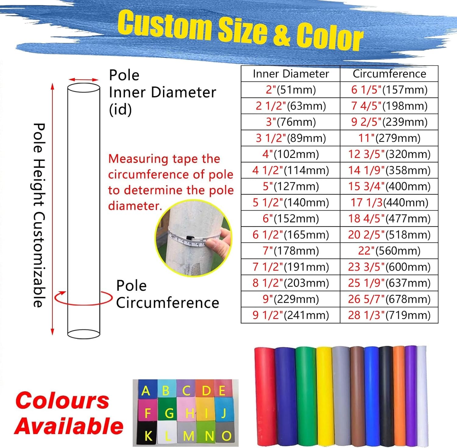 6ft Basement Pole Padding Wrap - Impact-Resistant Protective Covers for Metal Columns, Padded Post Pads for Indoor/Outdoor Use, Durable Column Protectors