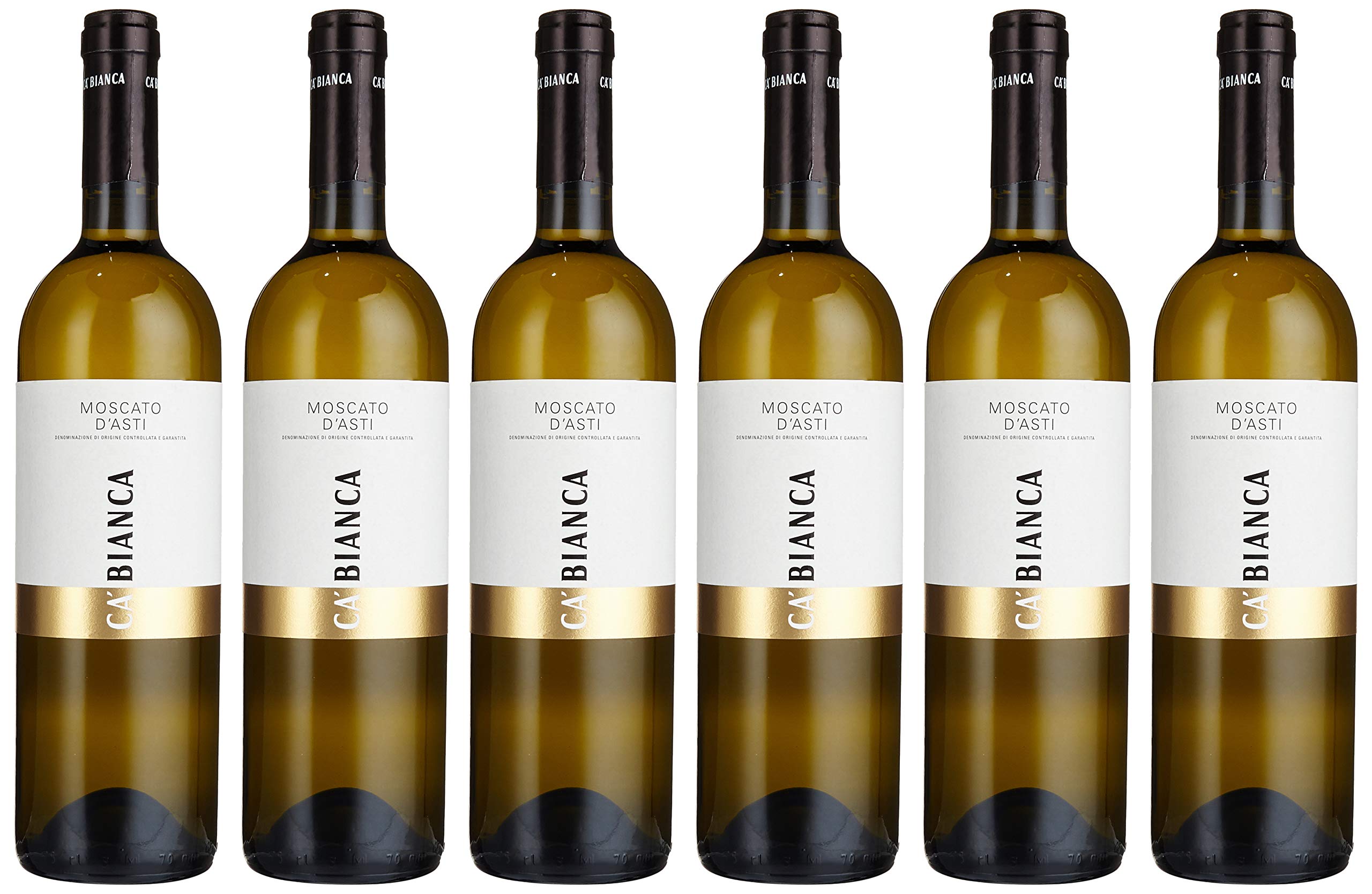 Ca Bianca Moscato d'Asti DOCG 2019 Piemonte Weisswein süß 5% vol. (6 x 0.75 l)