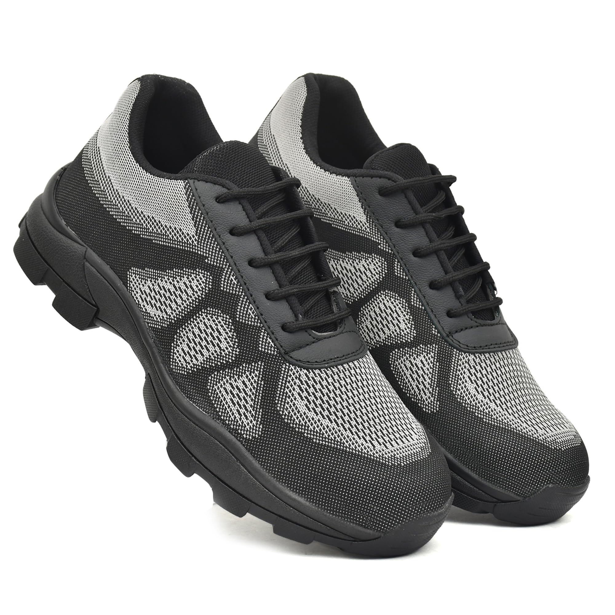 Barbato Men's Real Mesh Sport Safety with Steel Toe Light Weight Industrial Safety Shoes for Men