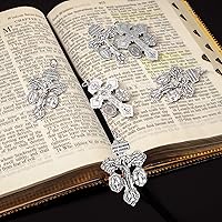 Vista 6 de 12 piezas de crucifijo de perdón para suministros de fabricación de rosario, piezas de cruces de rosario, medalla de San Benito, rosarios católicos