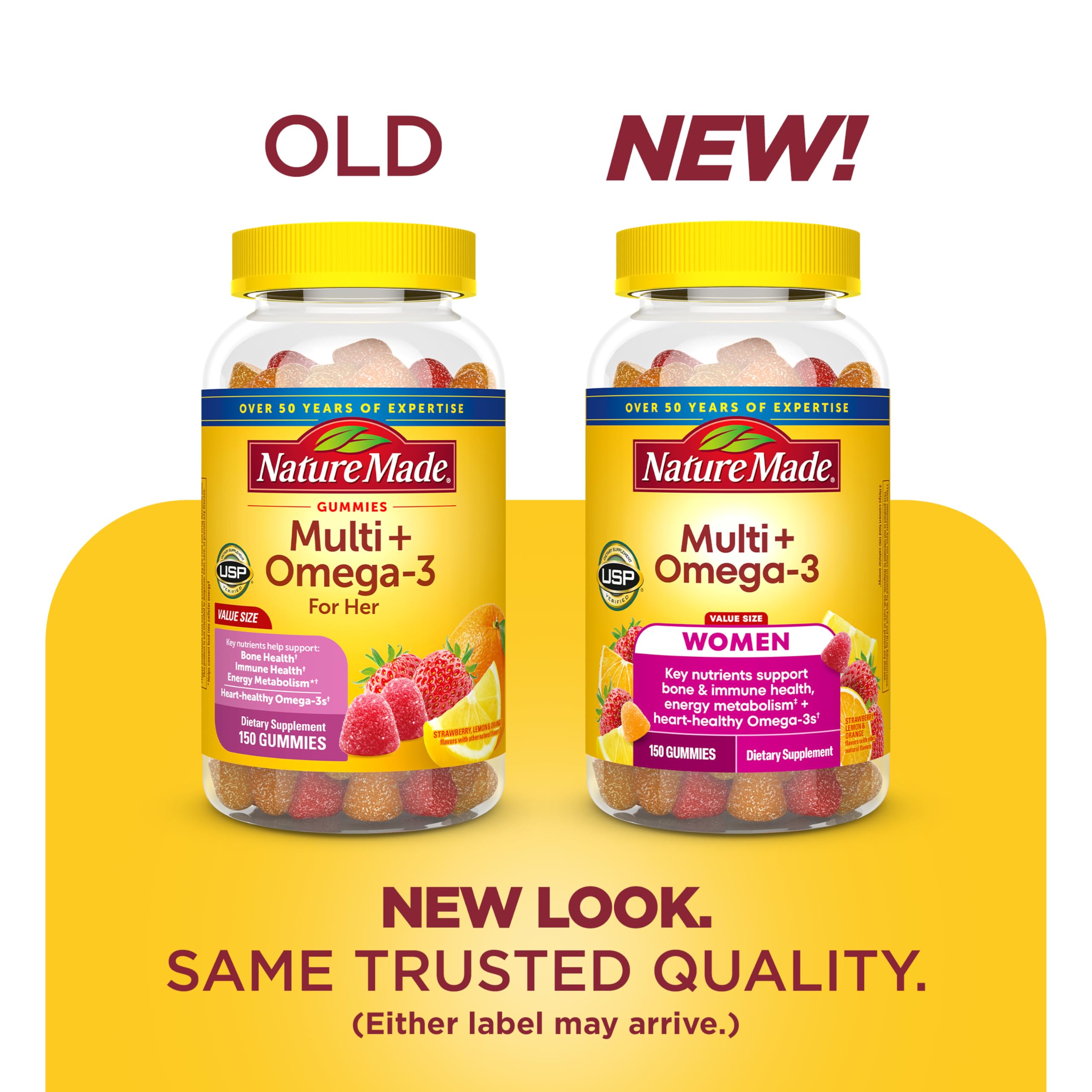 Nature Made Womens Gummy Multivitamins with Omega-3, 150 Gummies — Amazon image 2