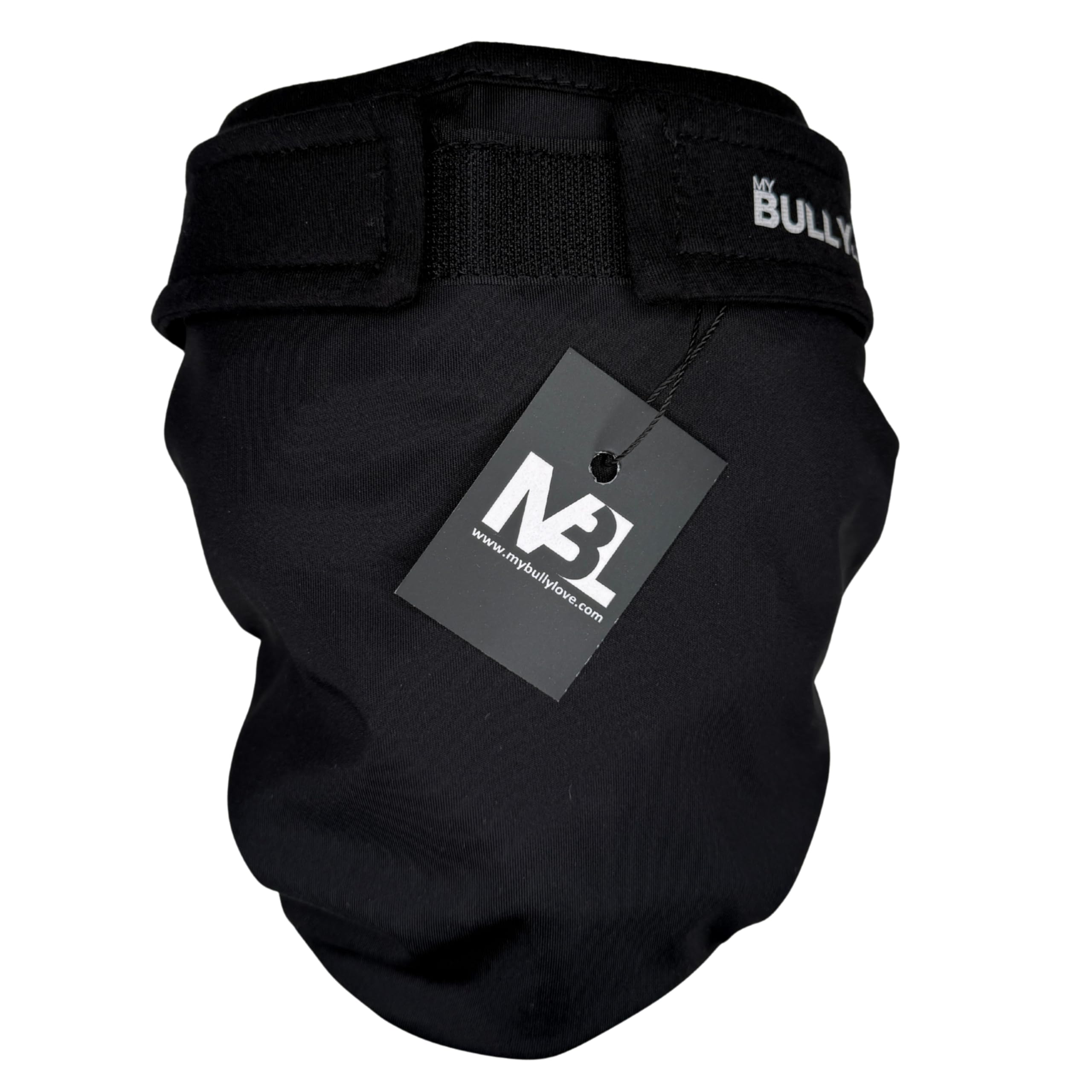 Set da 3 mutandine igieniche lavabili per Bulldog francese, senza foro per la coda, regolabili e riutilizzabili – Tutto nero, Grande (circonferenza fianchi 49–53 cm)