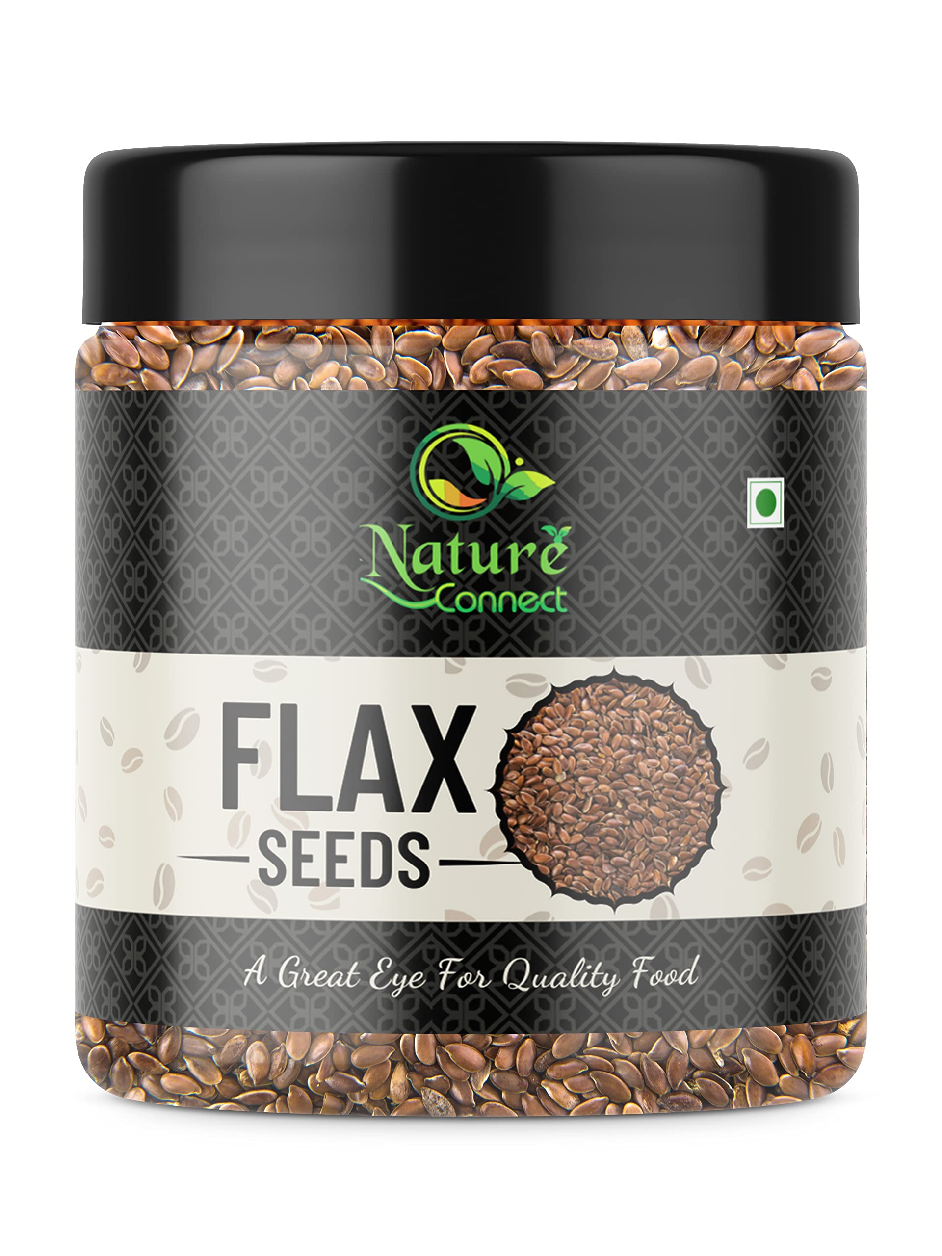 Nature Connect Flax Seeds 250 gms. - Fibre Rich Alsi Seeds, Raw Flax Seeds, Diet Snack [Jar Pack] (B09PQRRB19) Amazon Price History, Amazon Price Tracker