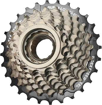 Bike Freewheel 7/8 Speed Tourney Screw On Multiple Bicycle Freewheel for Mountain Bike Folding Bike
