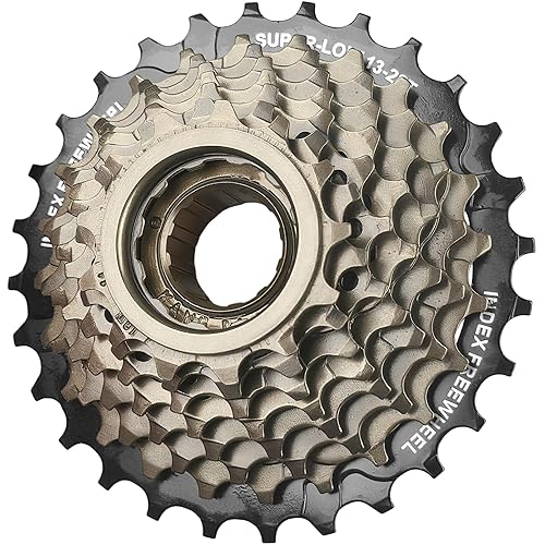 Relwears Bike Freewheel 7/8 Speed Tourney Screw On Multiple Bicycle Freewheel for Mountain Bike Folding Bike