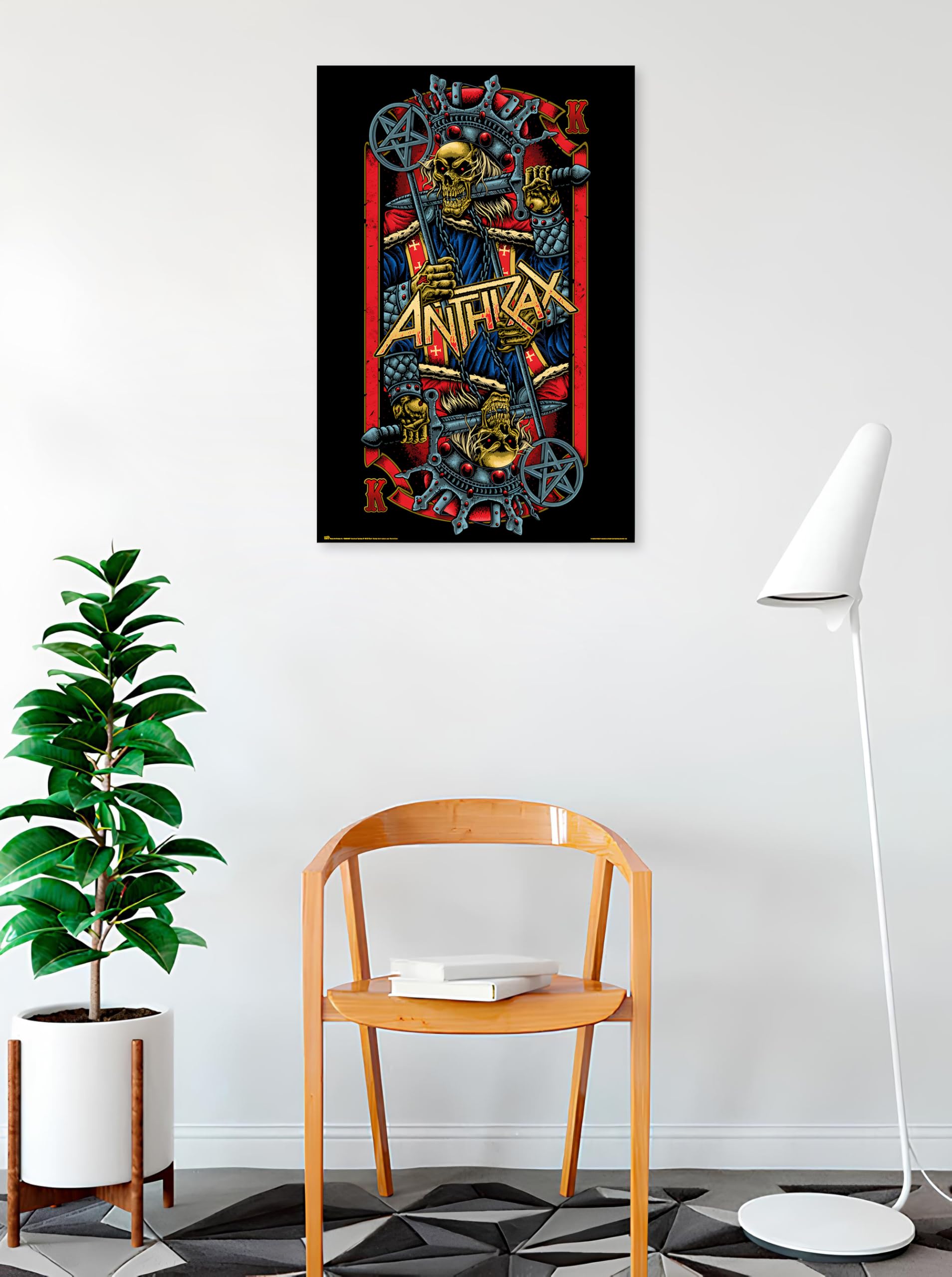 額装品/The Axe/エバート ンドクイスト/アート/ポスター/インテリア Amazon.com: BUY ART FOR LESS Officially Licensed Anthrax - Playing