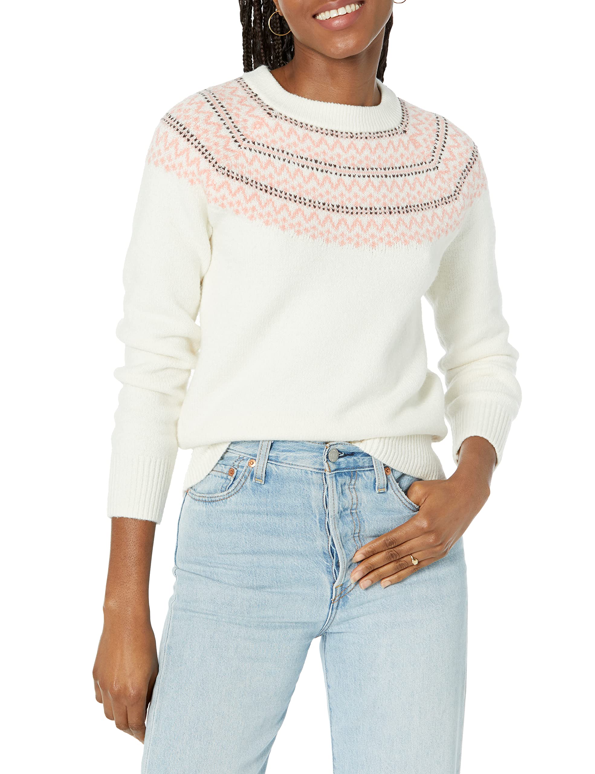 Amazon Essentials Crewneck Sweater for Women, Soft-Touch
