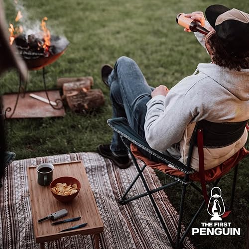 Miniatura 6 de The First Penguin - Estufa portátil para campamento, con estuche de transporte de 10,000 BTU, ideal para kit de preparación de emergencia, estufa de