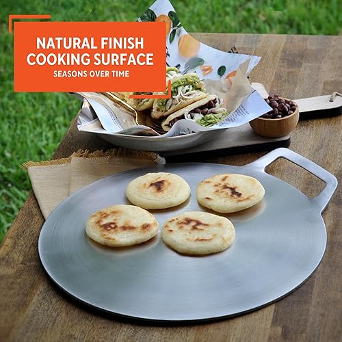 Vista 4 de IMUSA Budare/plancha de aluminio de 14 pulgadas